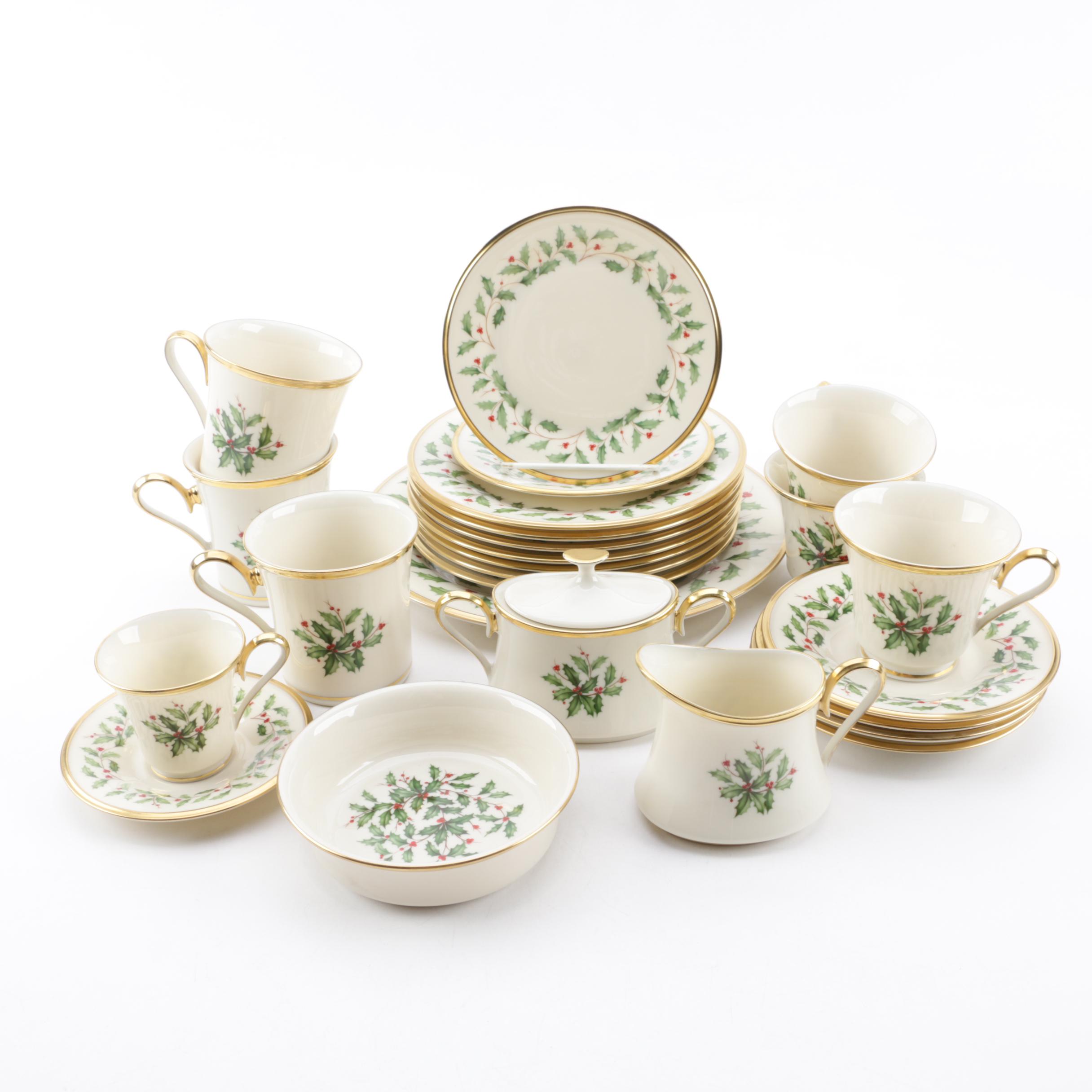 Lenox "Holiday" Bone China Dinnerware