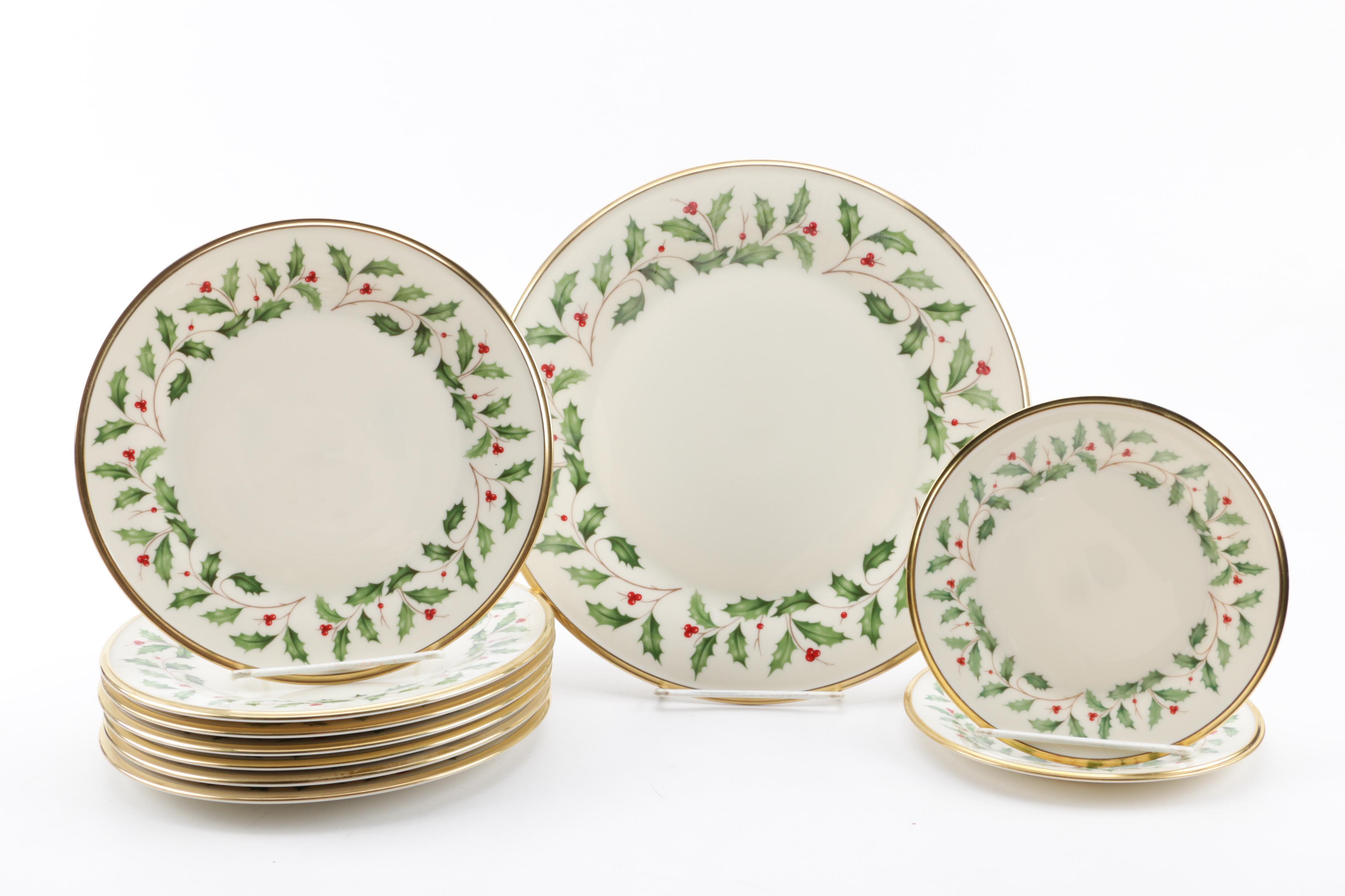 Lenox "Holiday" Bone China Dinnerware