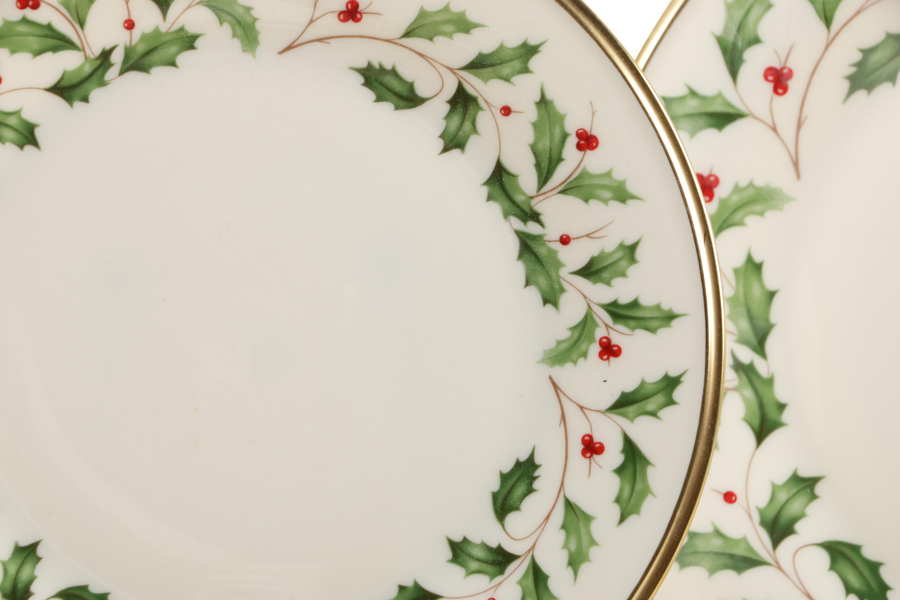 Lenox "Holiday" Bone China Dinnerware