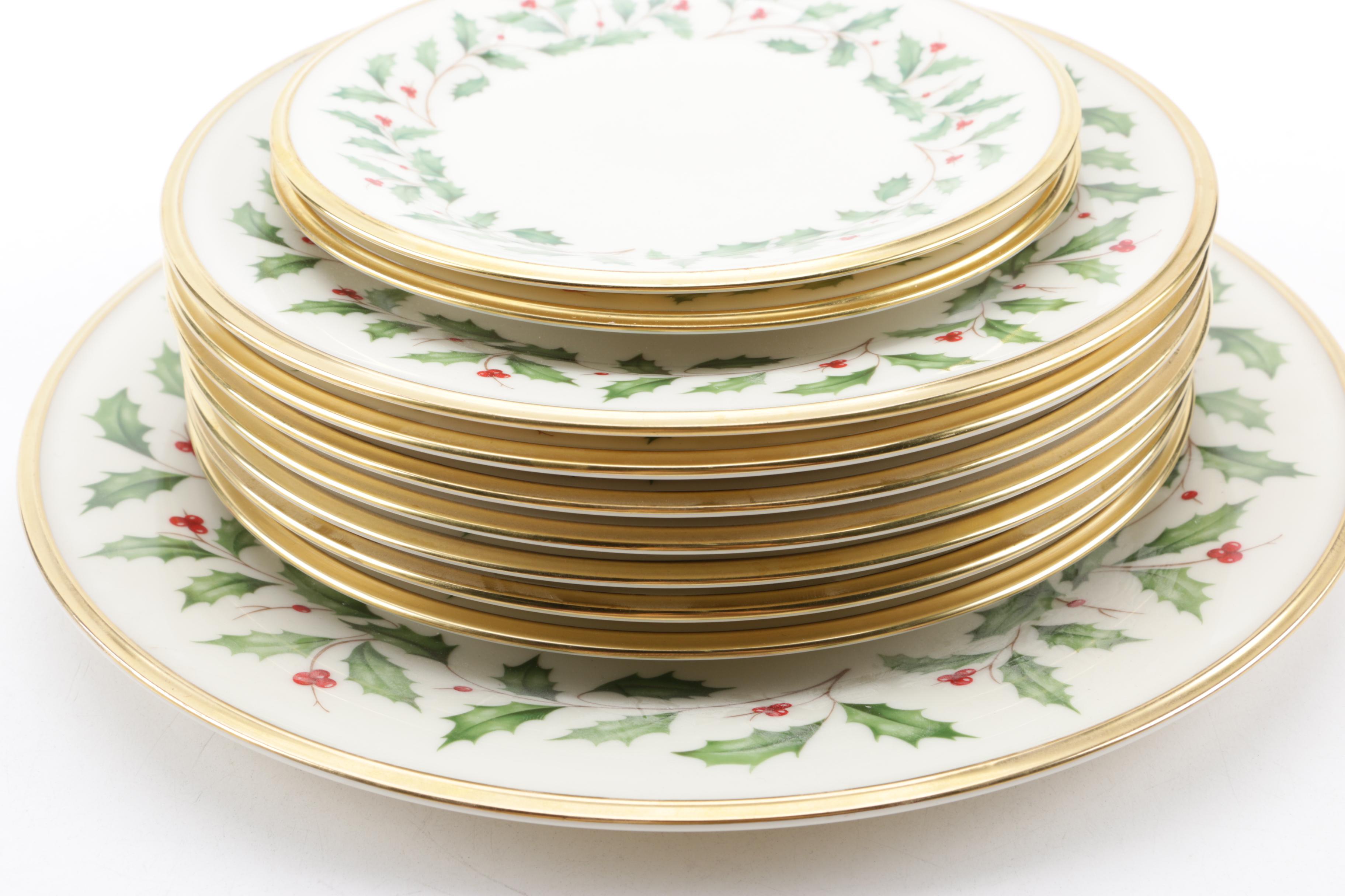 Lenox "Holiday" Bone China Dinnerware