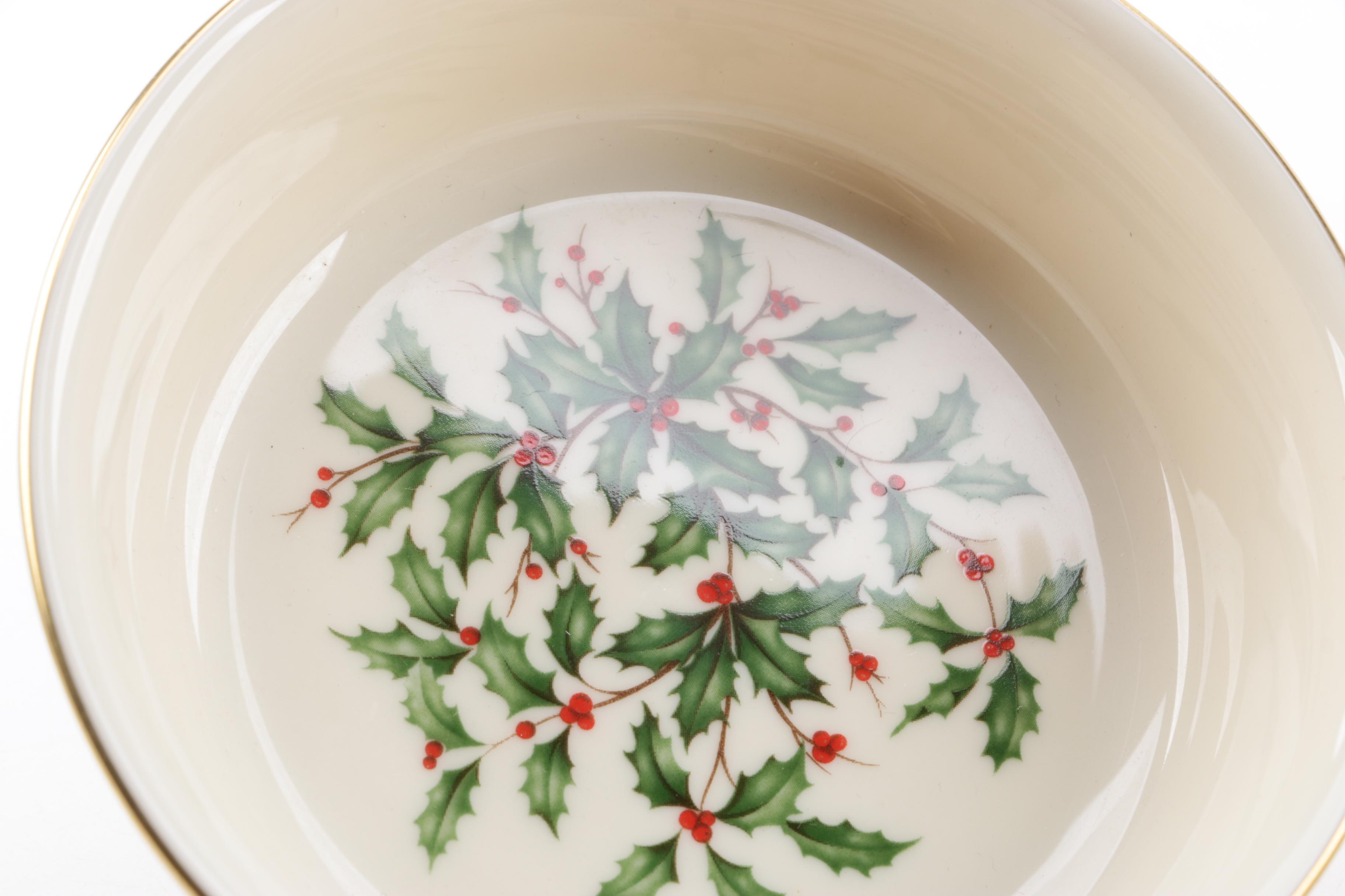 Lenox "Holiday" Bone China Dinnerware