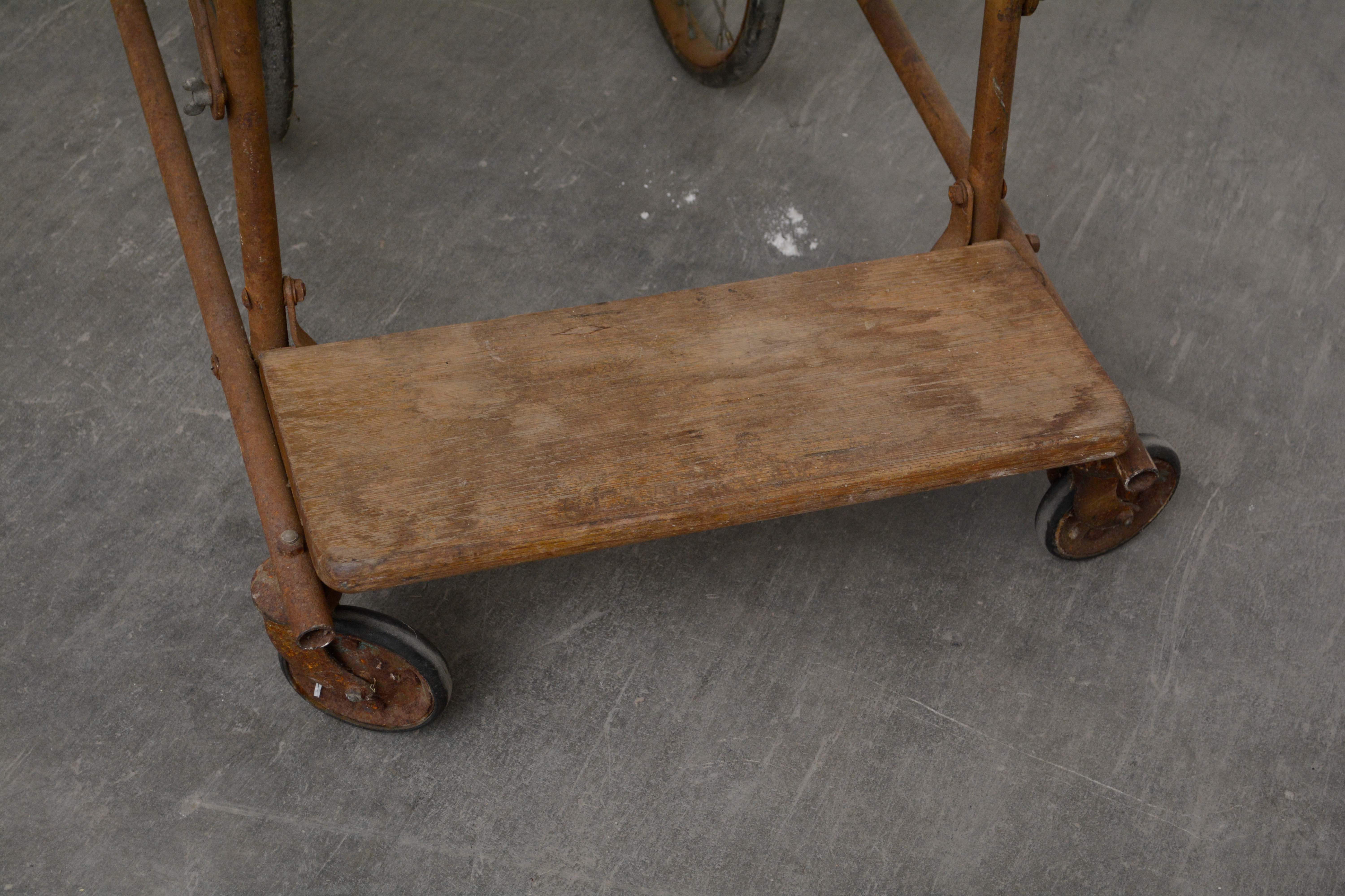 Oak and Wicker Wheelchair by E. F. Mahady Company, Early 20th Century