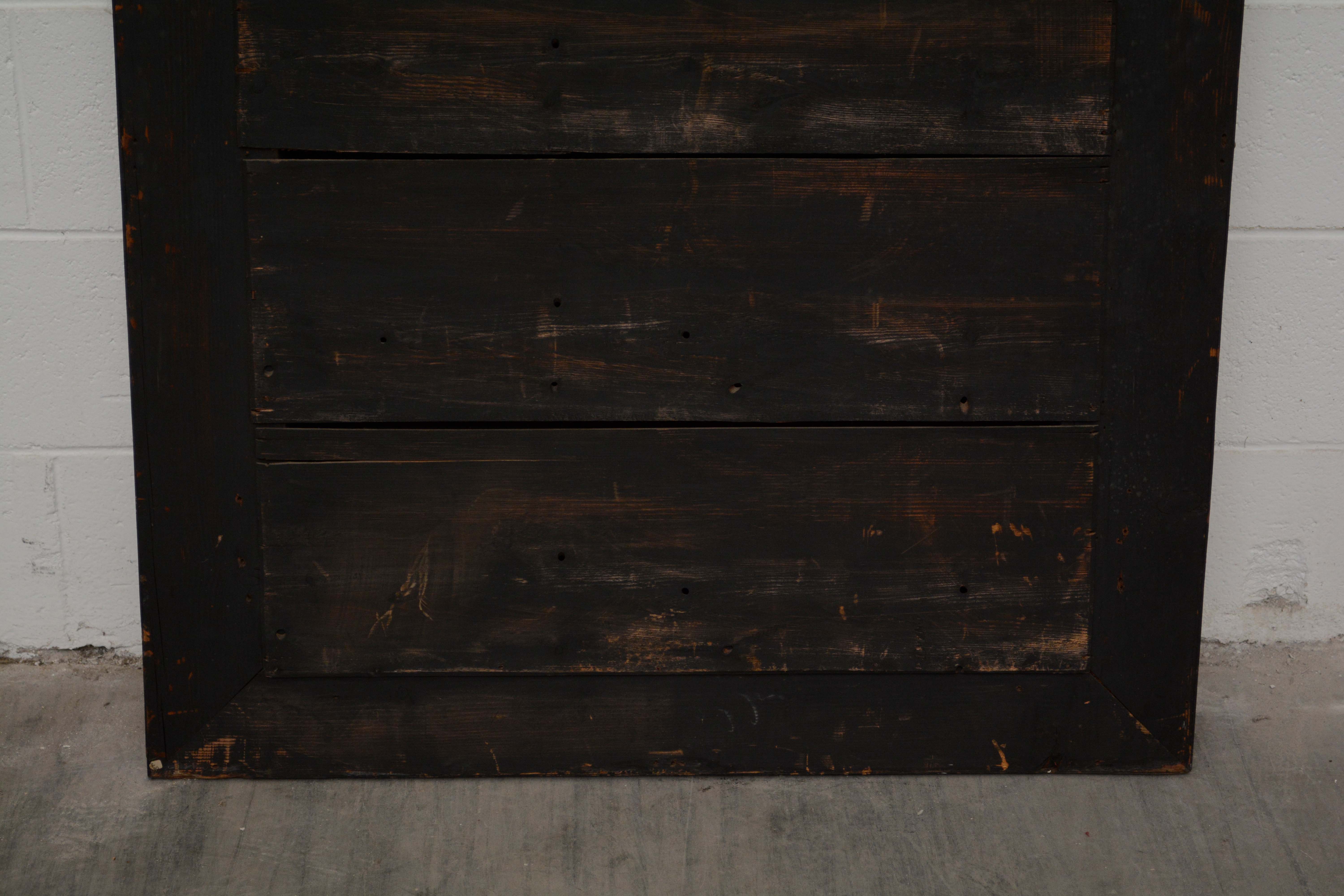 Dutch Baroque Brass Repoussé Wall Mirror