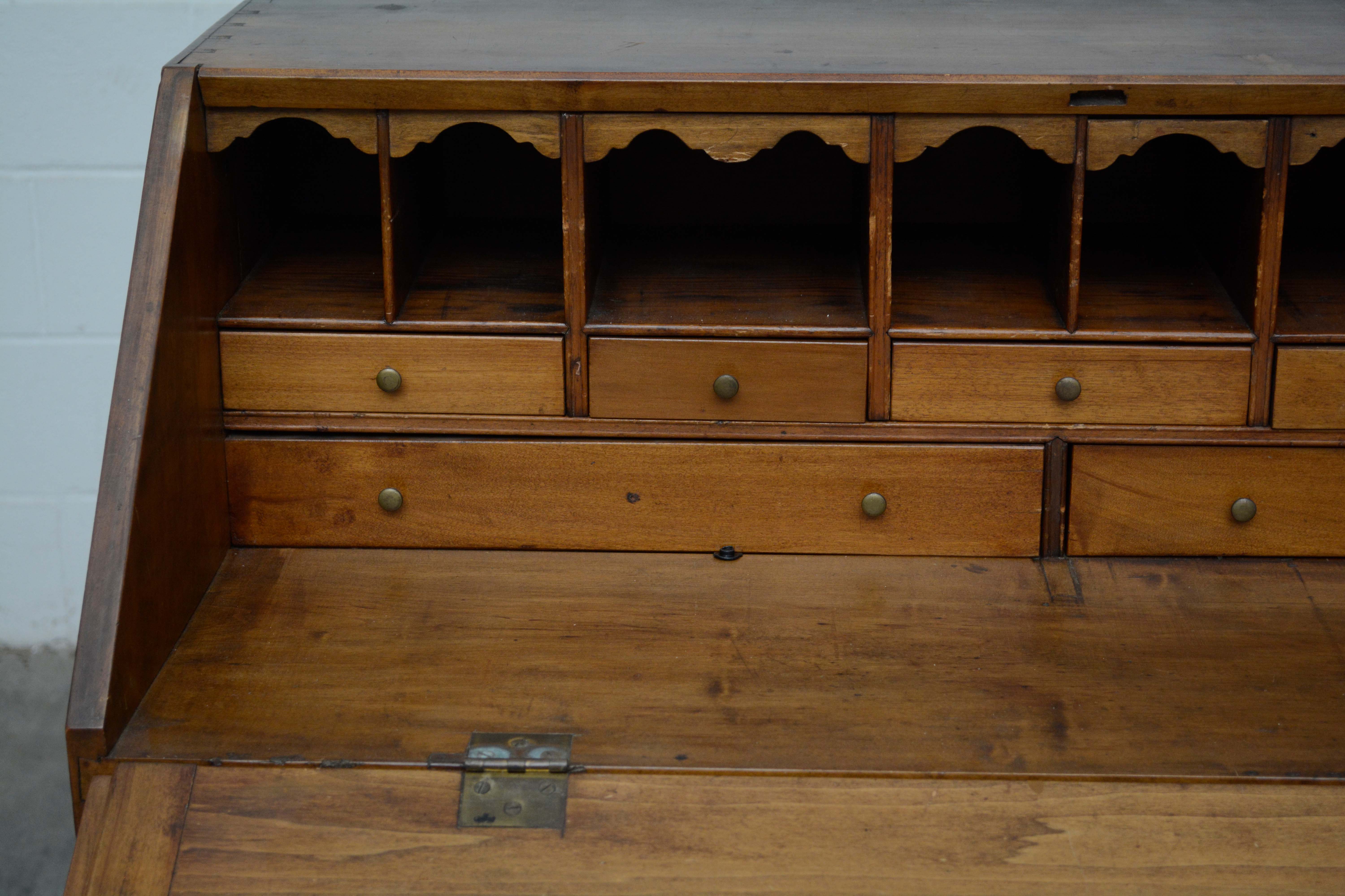Federal Slant-Front Desk, Late 18th/Early 19th Century