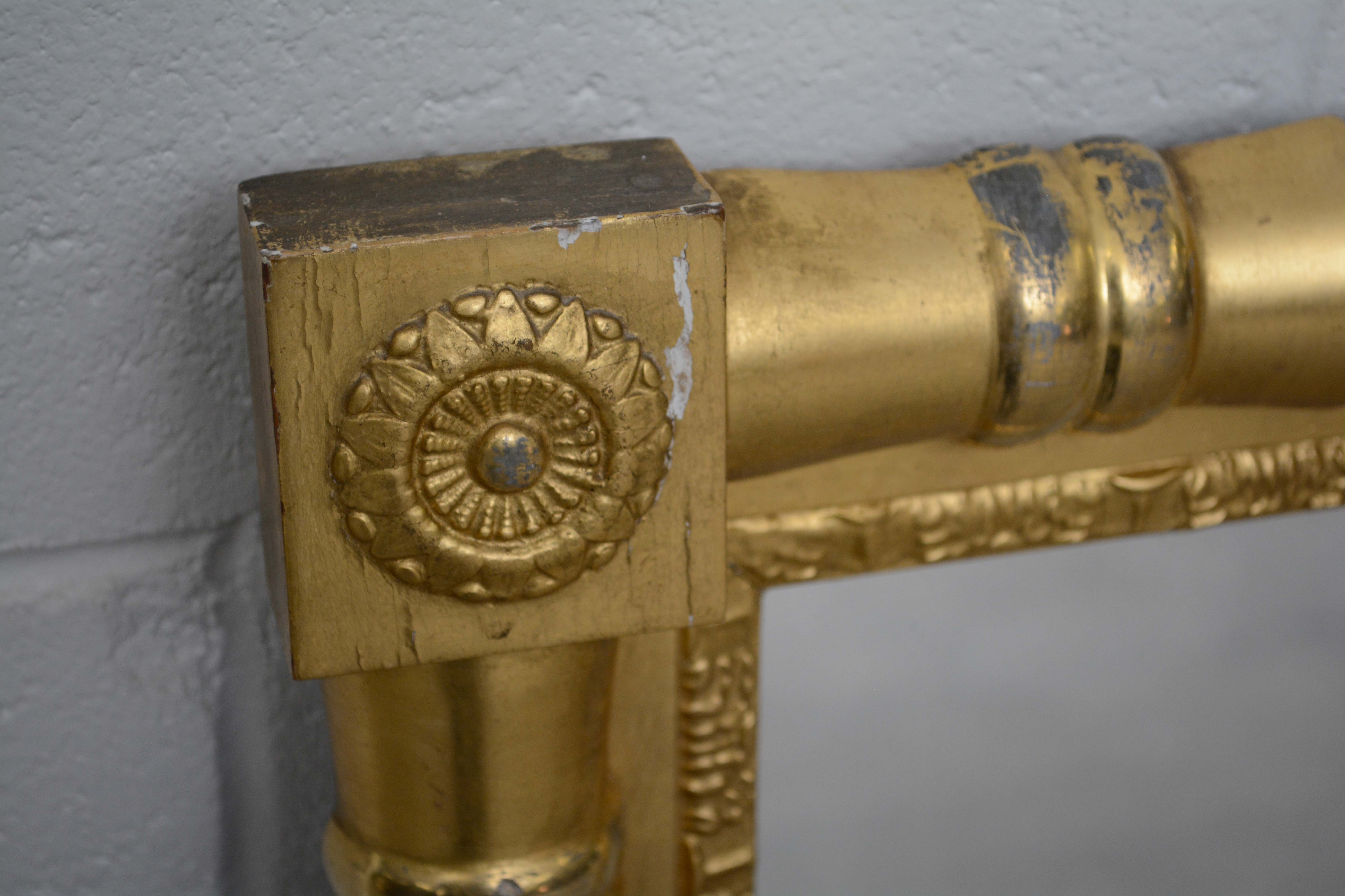 Classical Giltwood Split-Baluster Mirror, Circa 1830