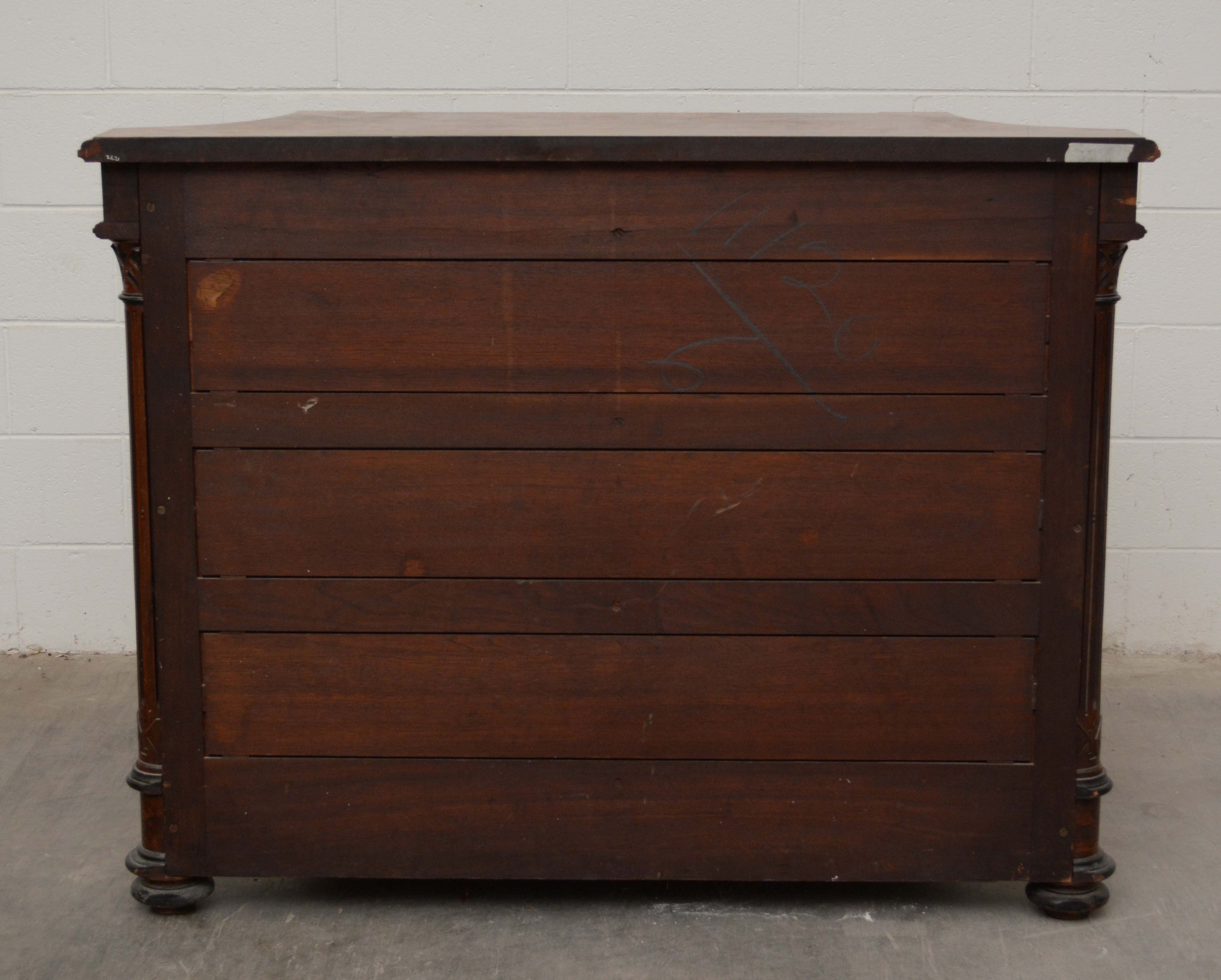 Victorian Walnut and Ebonzied Display Cabinet, Circa 1870