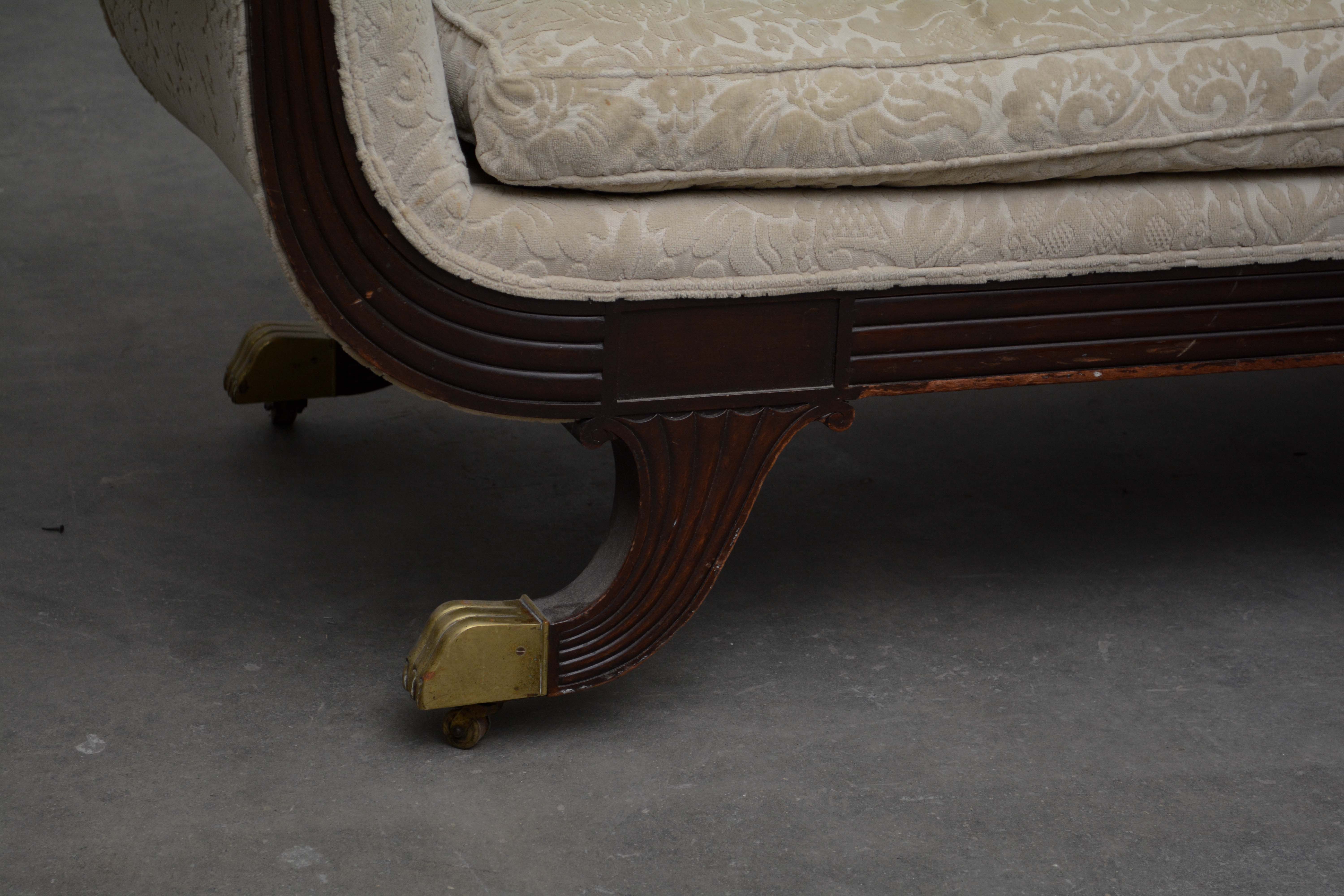 Classical Mahogany Sofa, Circa 1830