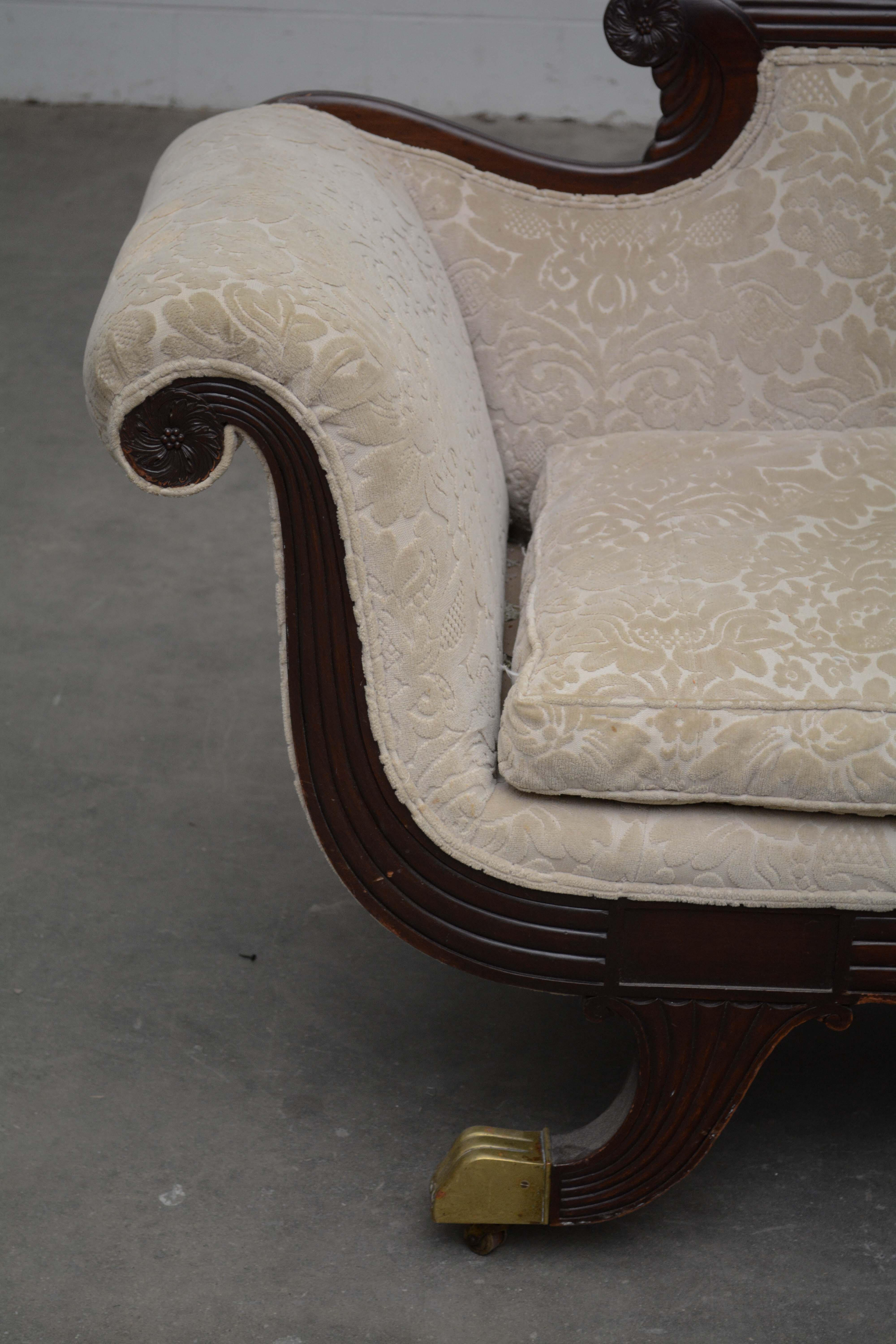 Classical Mahogany Sofa, Circa 1830