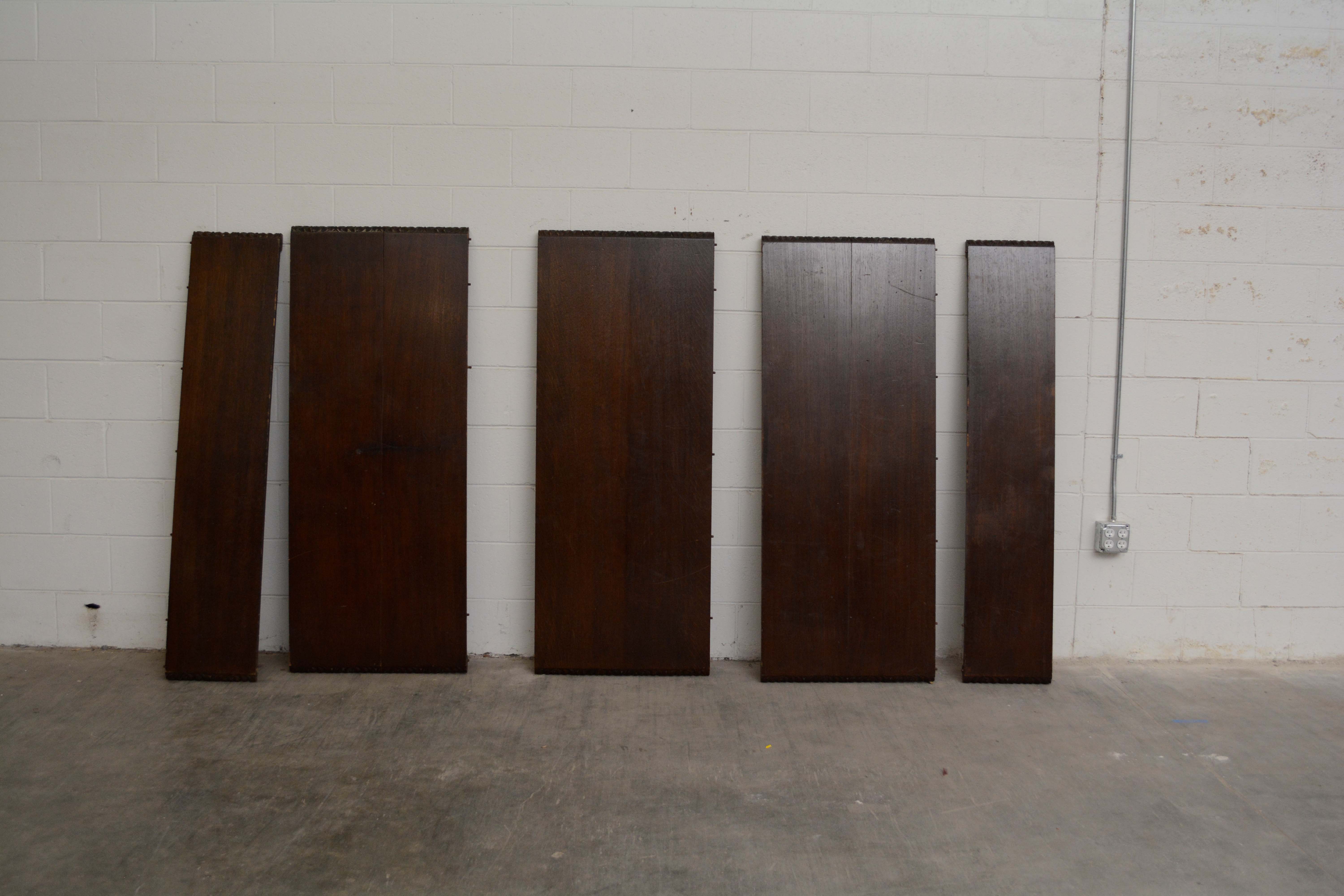 Victorian Tudor Style Oak Dining Table, Late 19th Century