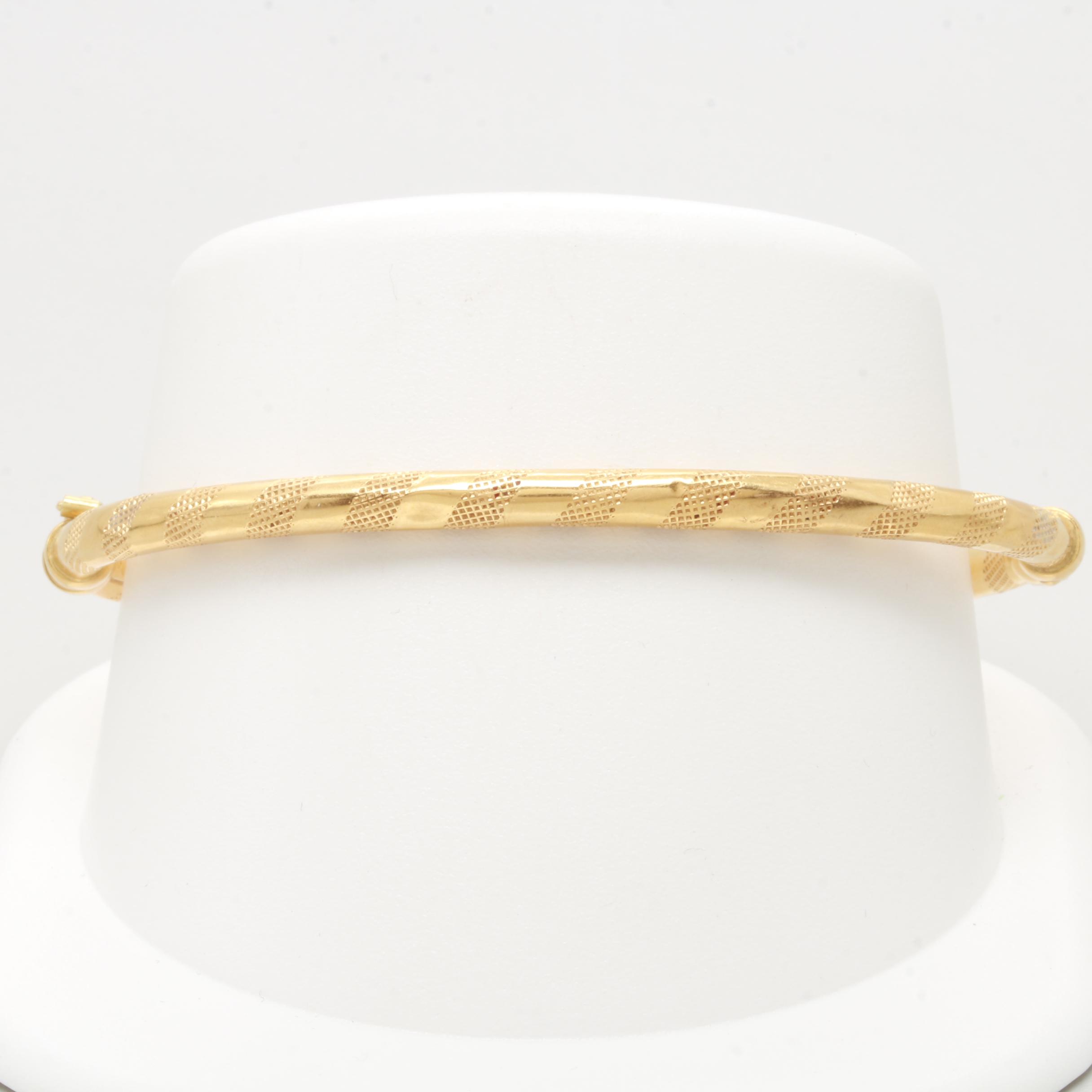 18K Yellow Gold  Uno a Erre Bracelet