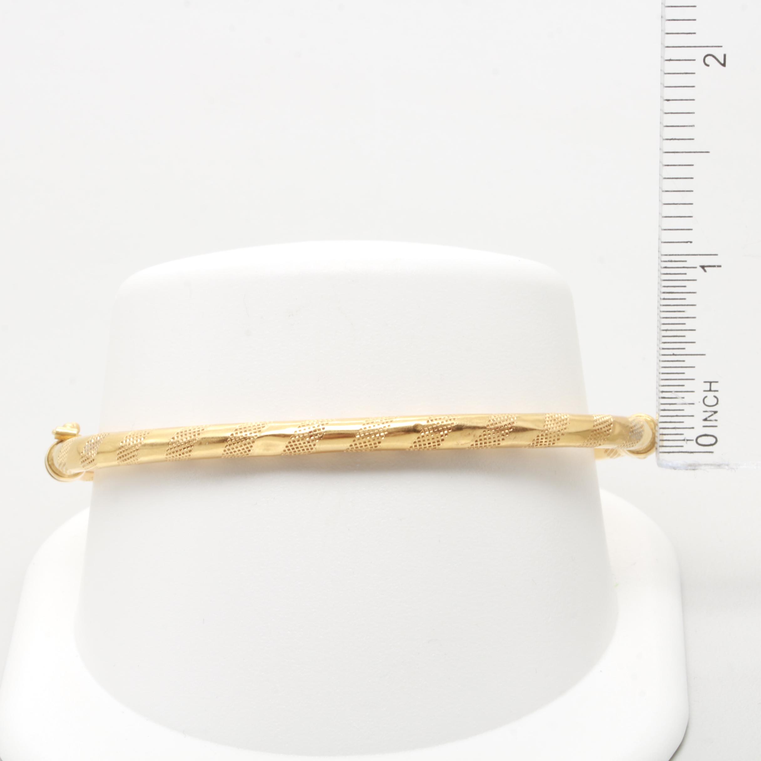 18K Yellow Gold  Uno a Erre Bracelet