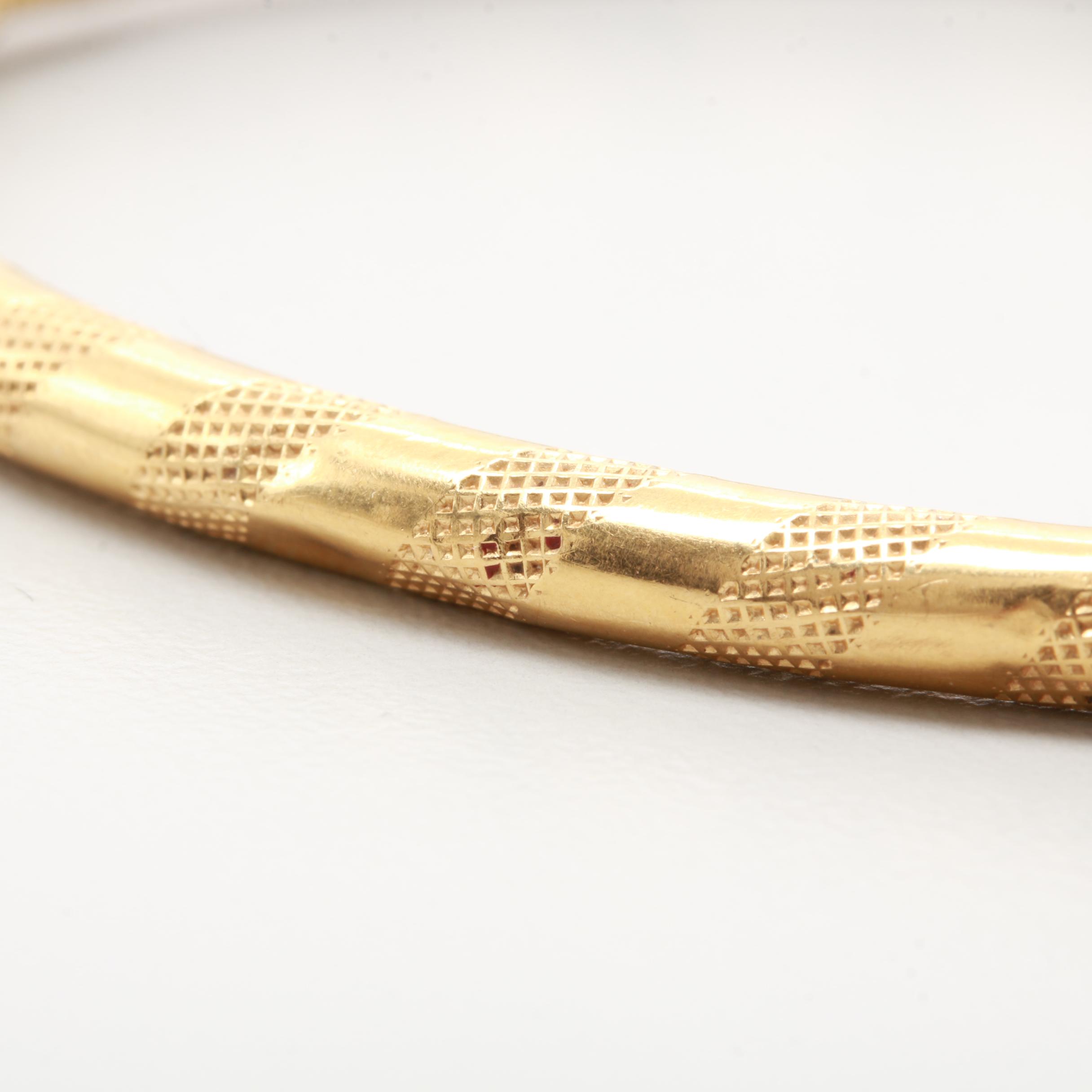 18K Yellow Gold  Uno a Erre Bracelet