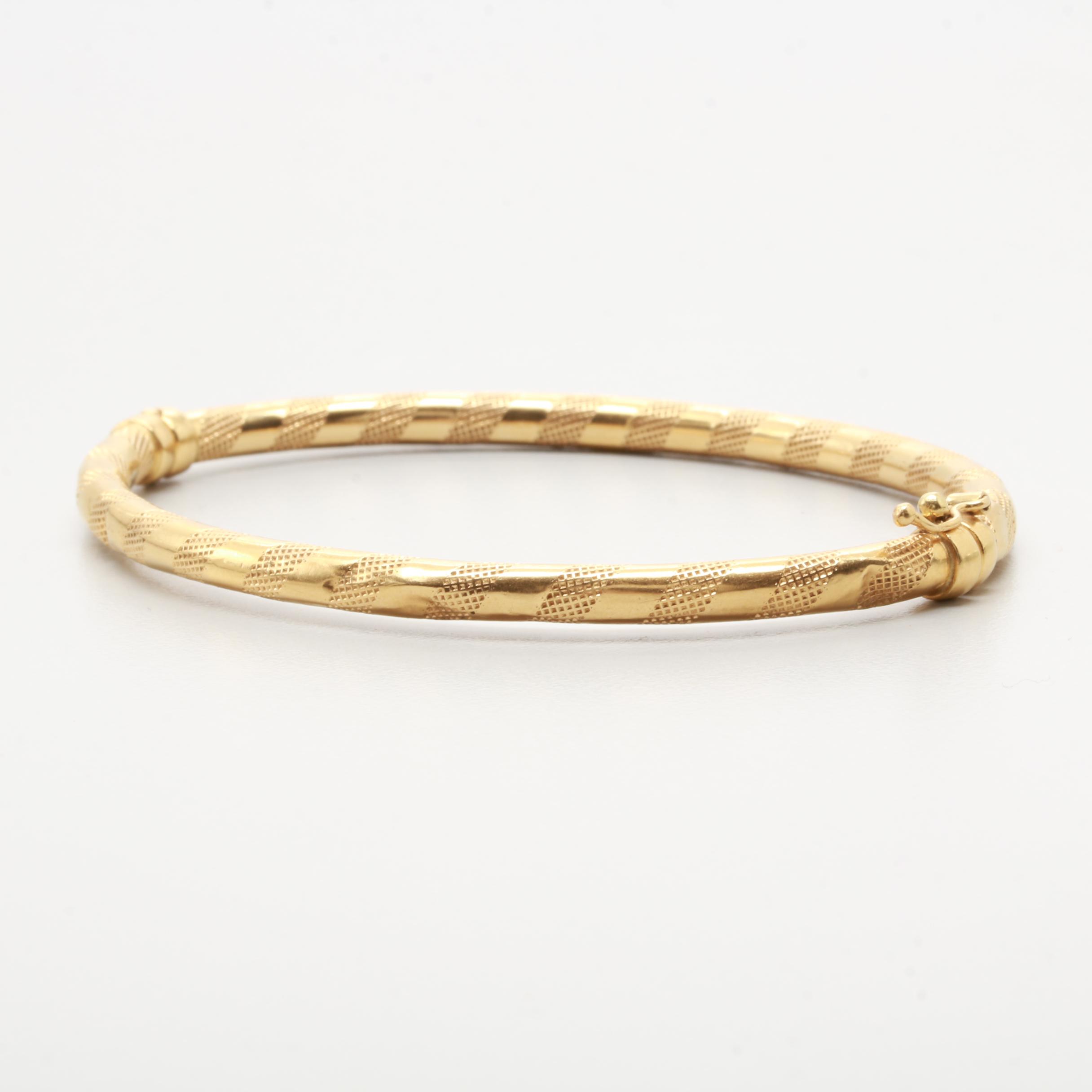 18K Yellow Gold  Uno a Erre Bracelet