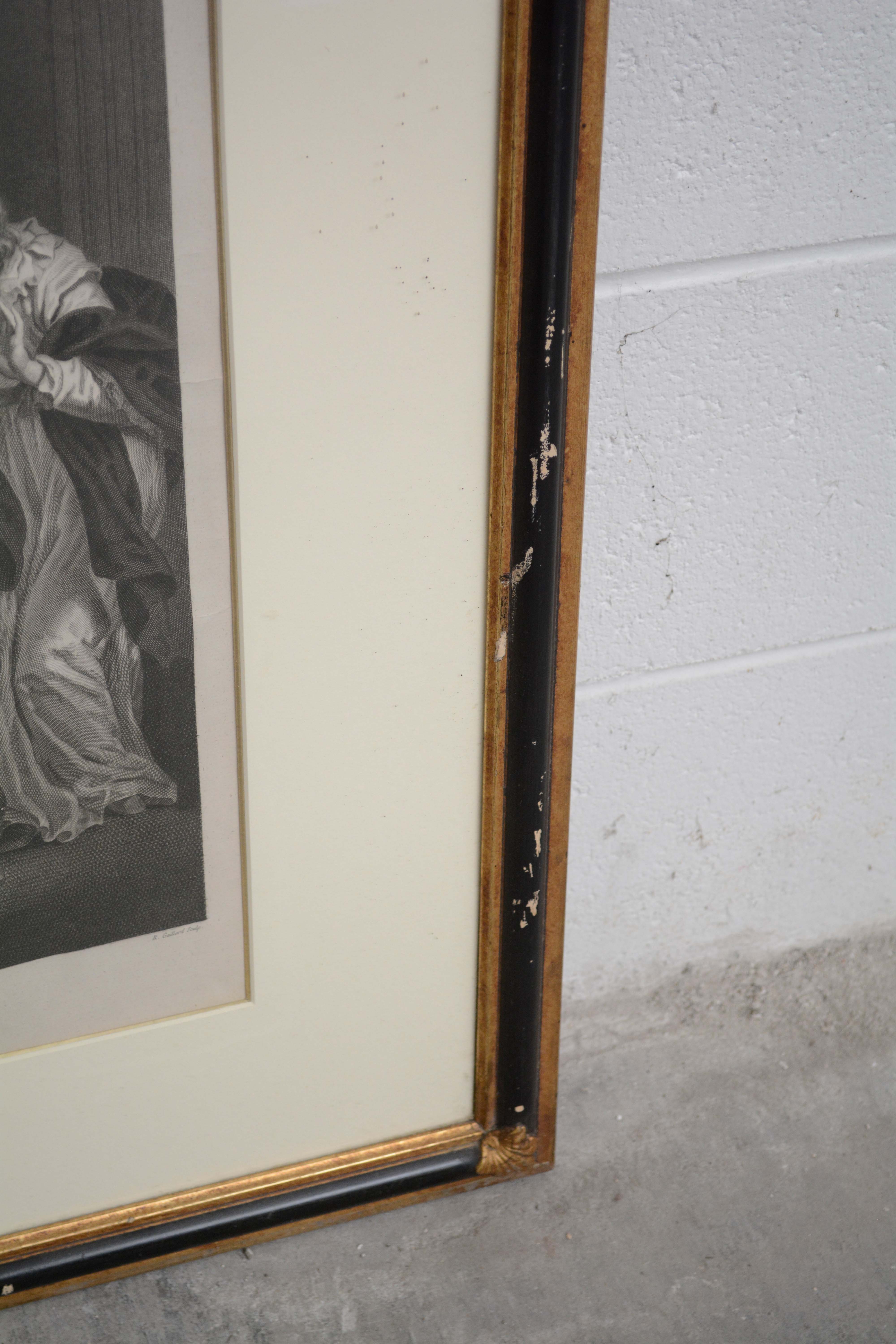 René Gaillard Engraving "La Femme Colère"