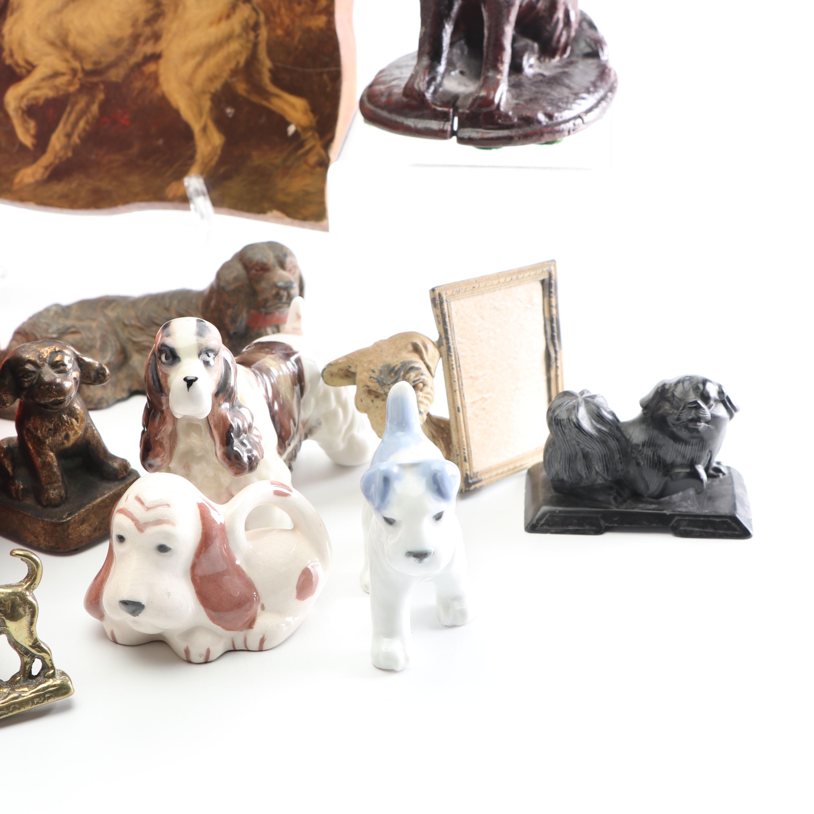 Halycon Days and Assorted Dog Figurines