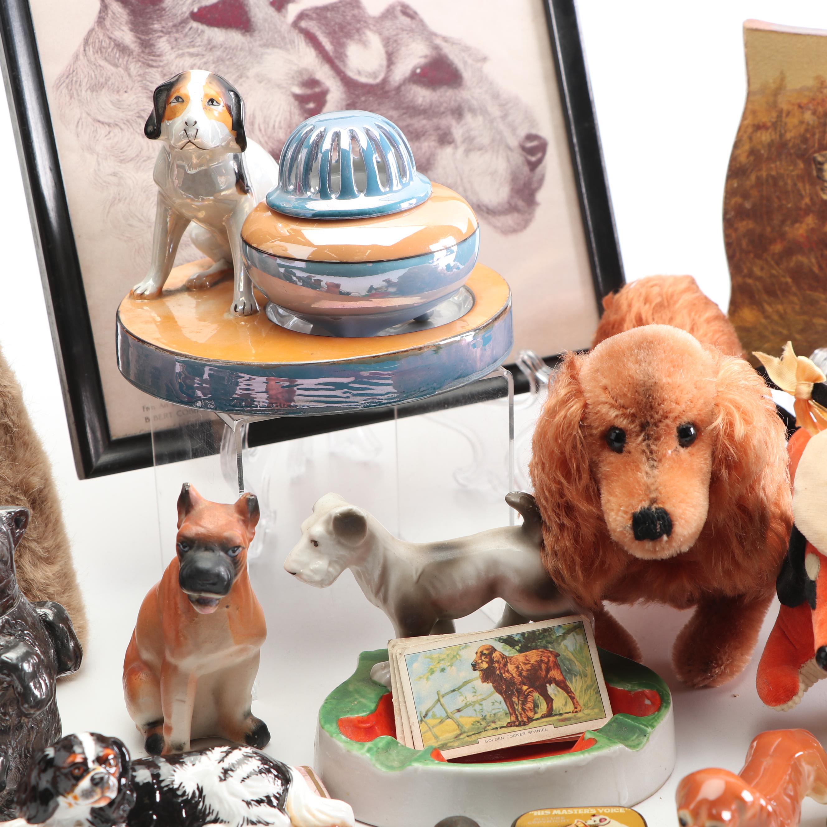 Halycon Days and Assorted Dog Figurines