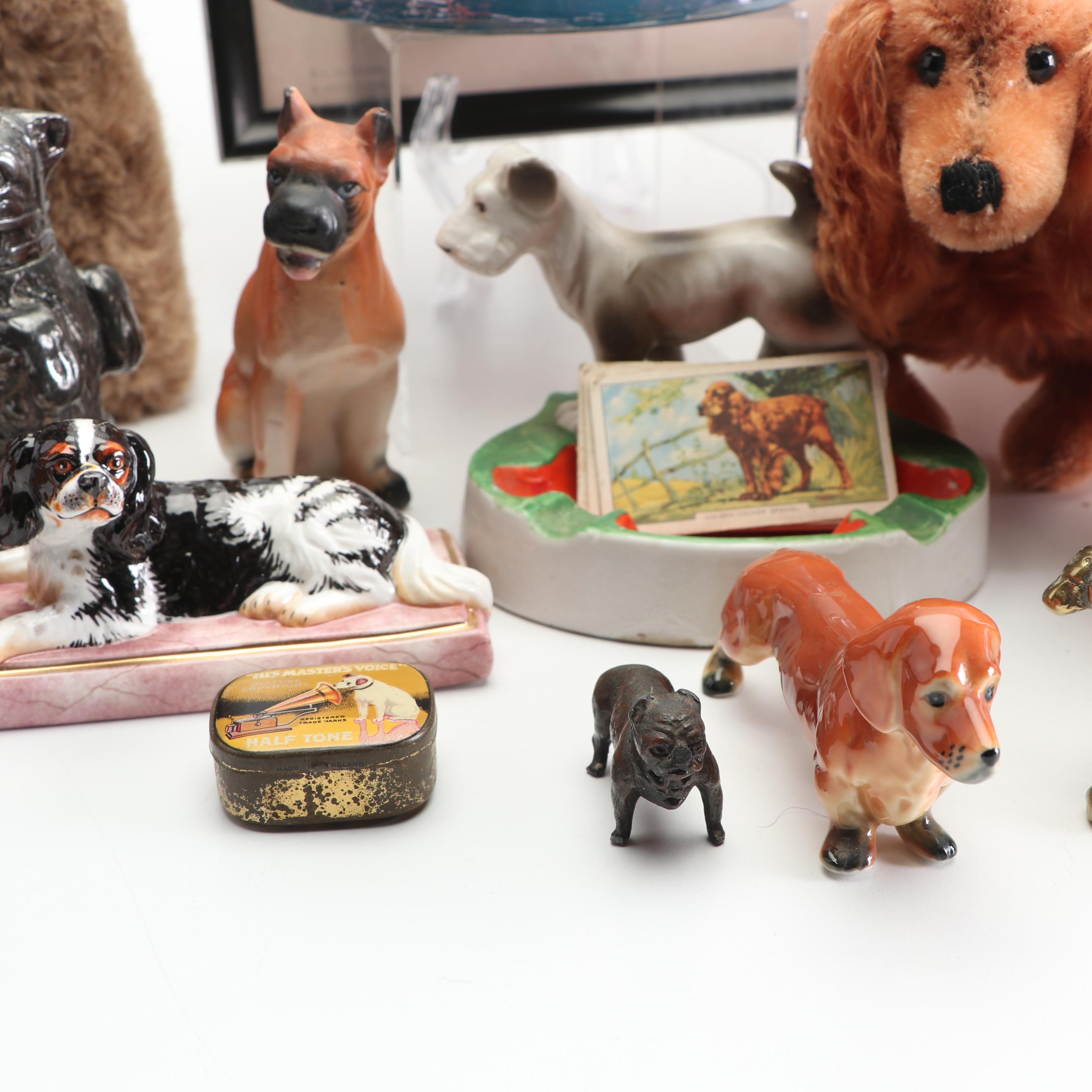 Halycon Days and Assorted Dog Figurines