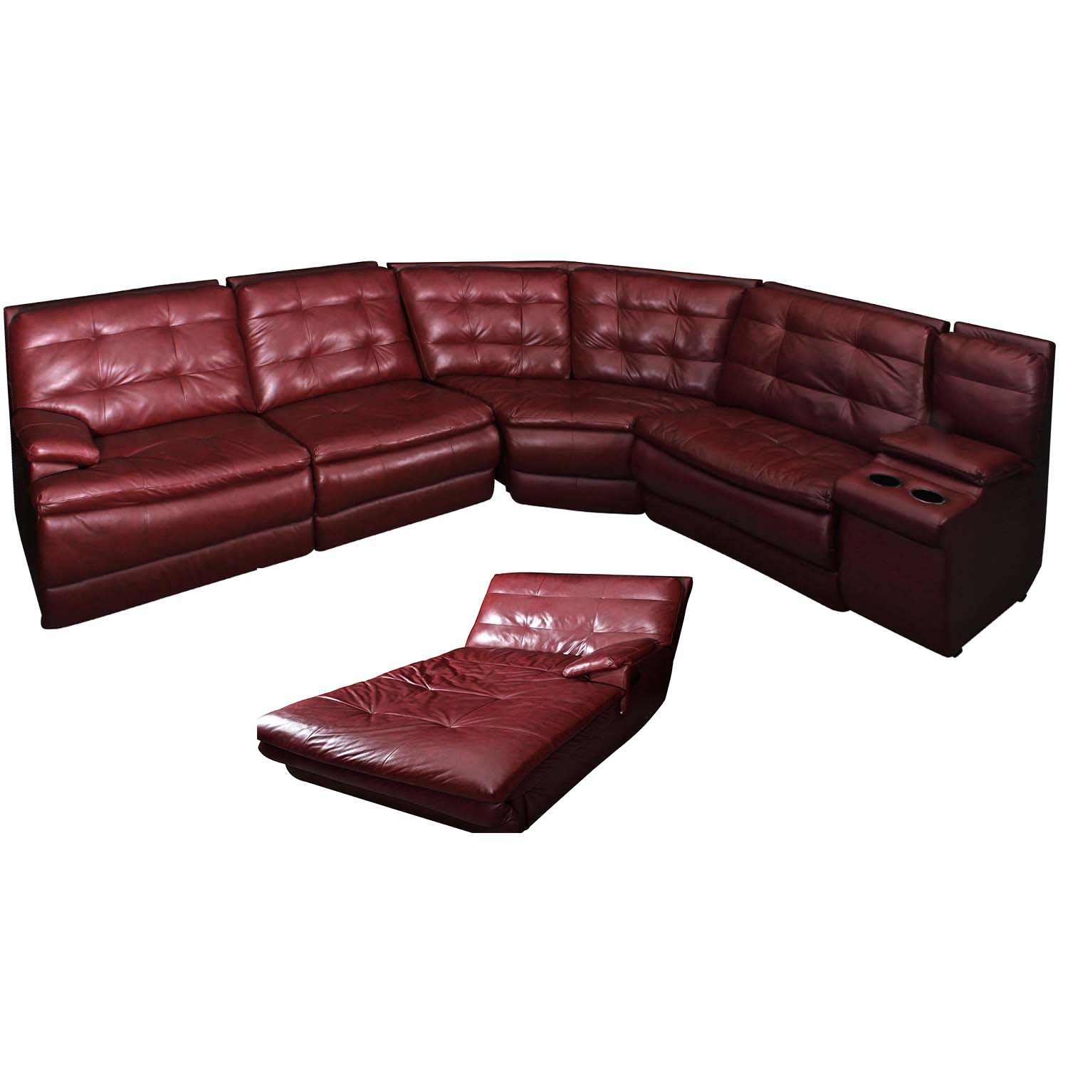 Home Theatre Furniture in Cordovan Faux Leather