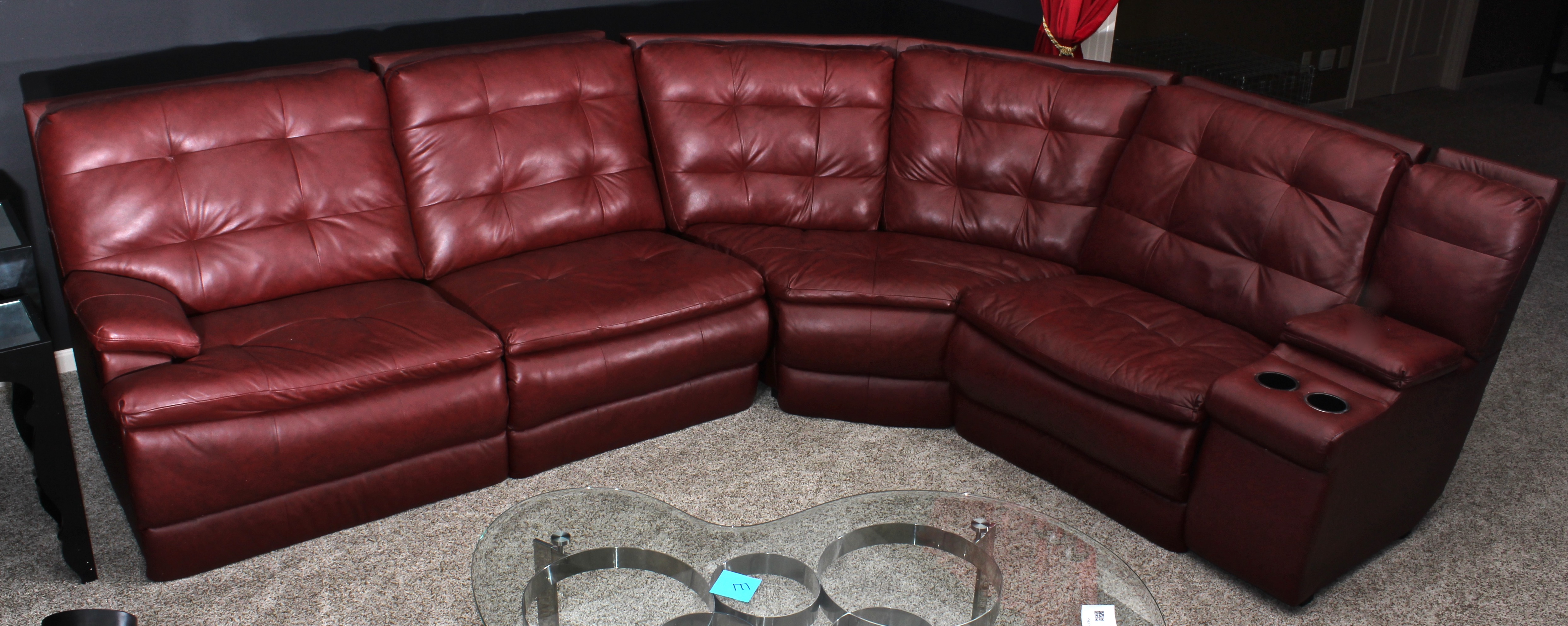 Home Theatre Furniture in Cordovan Faux Leather