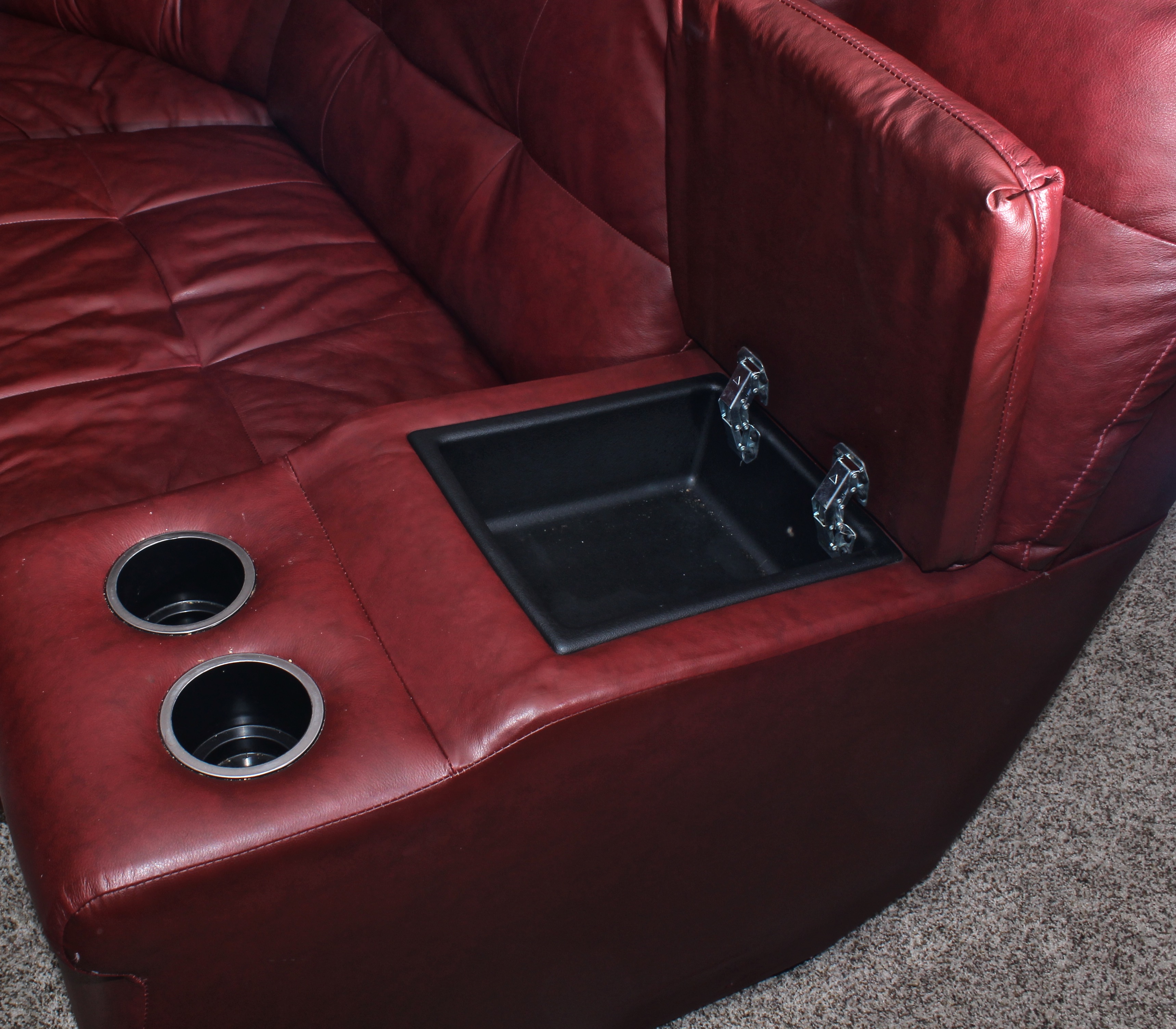 Home Theatre Furniture in Cordovan Faux Leather