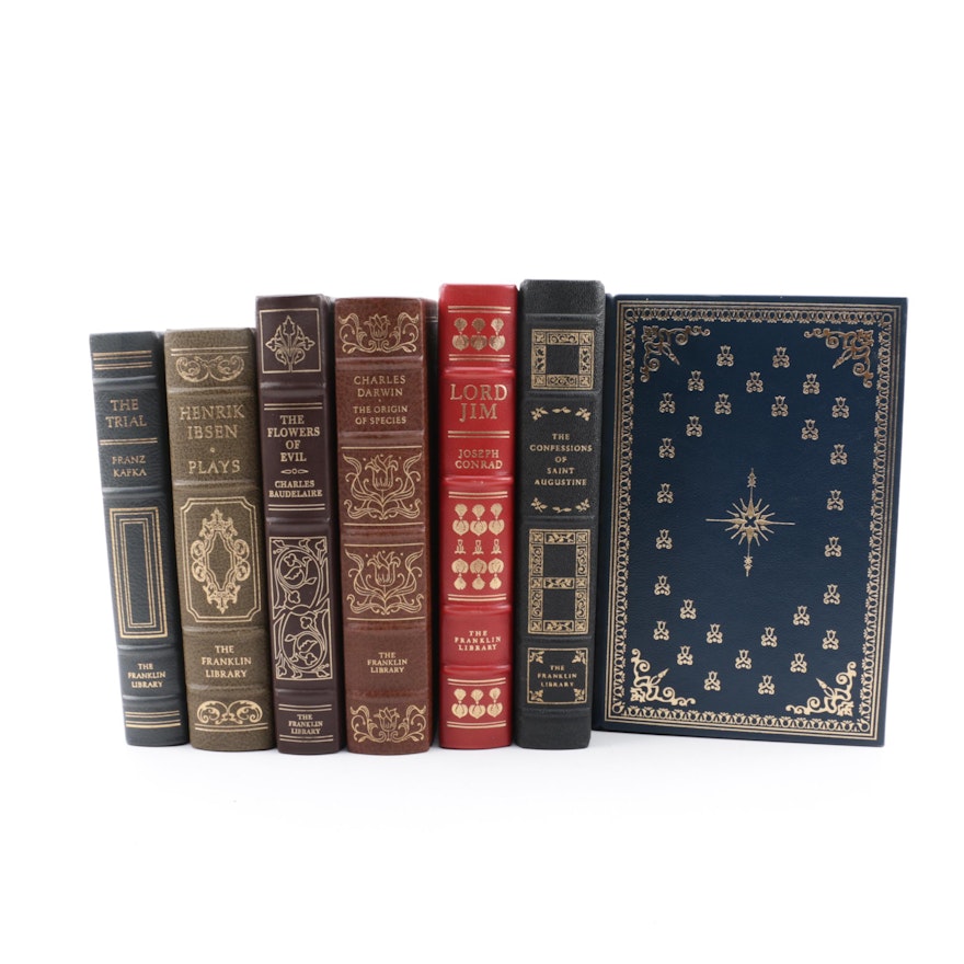 Franklin Library Editions including Robert Louis Stevenson