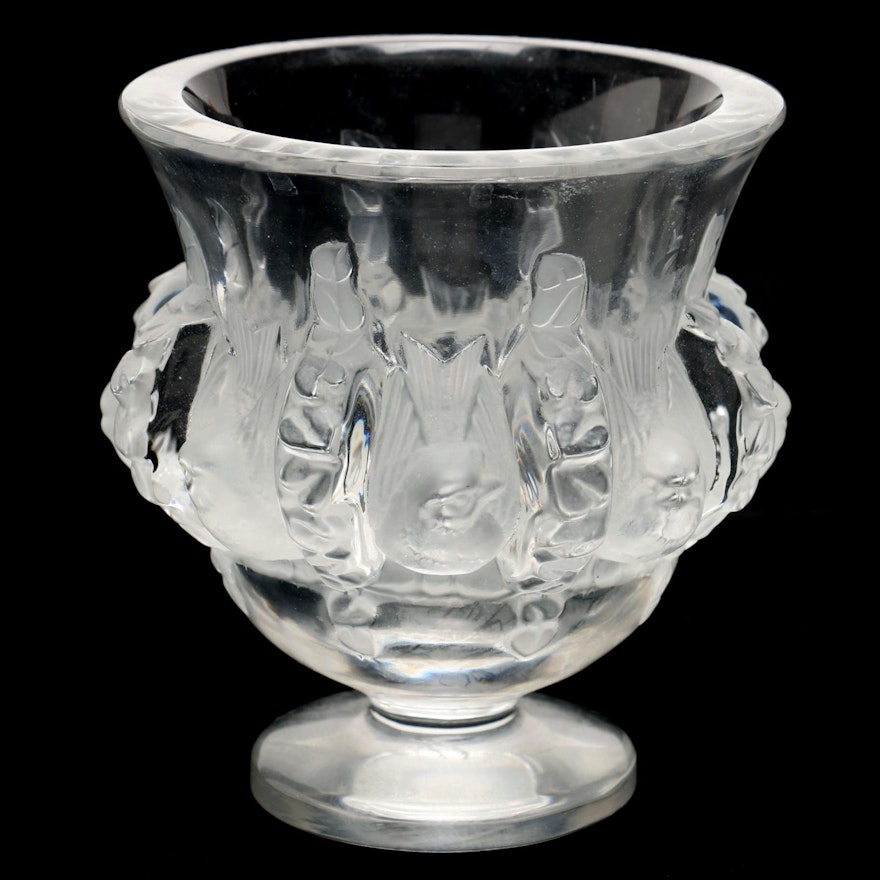 Lalique "Dampierre" Crystal Vase