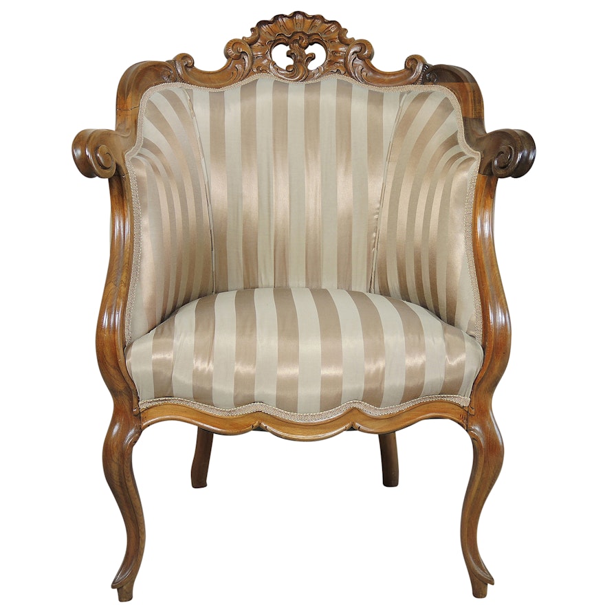 French Louis XV Style Armchair