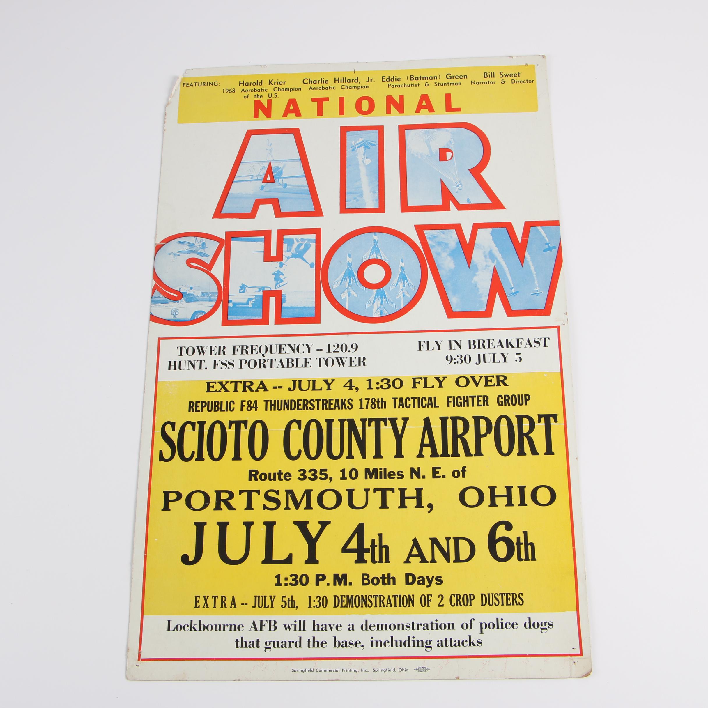 Vintage Air Show Flyers and Posters