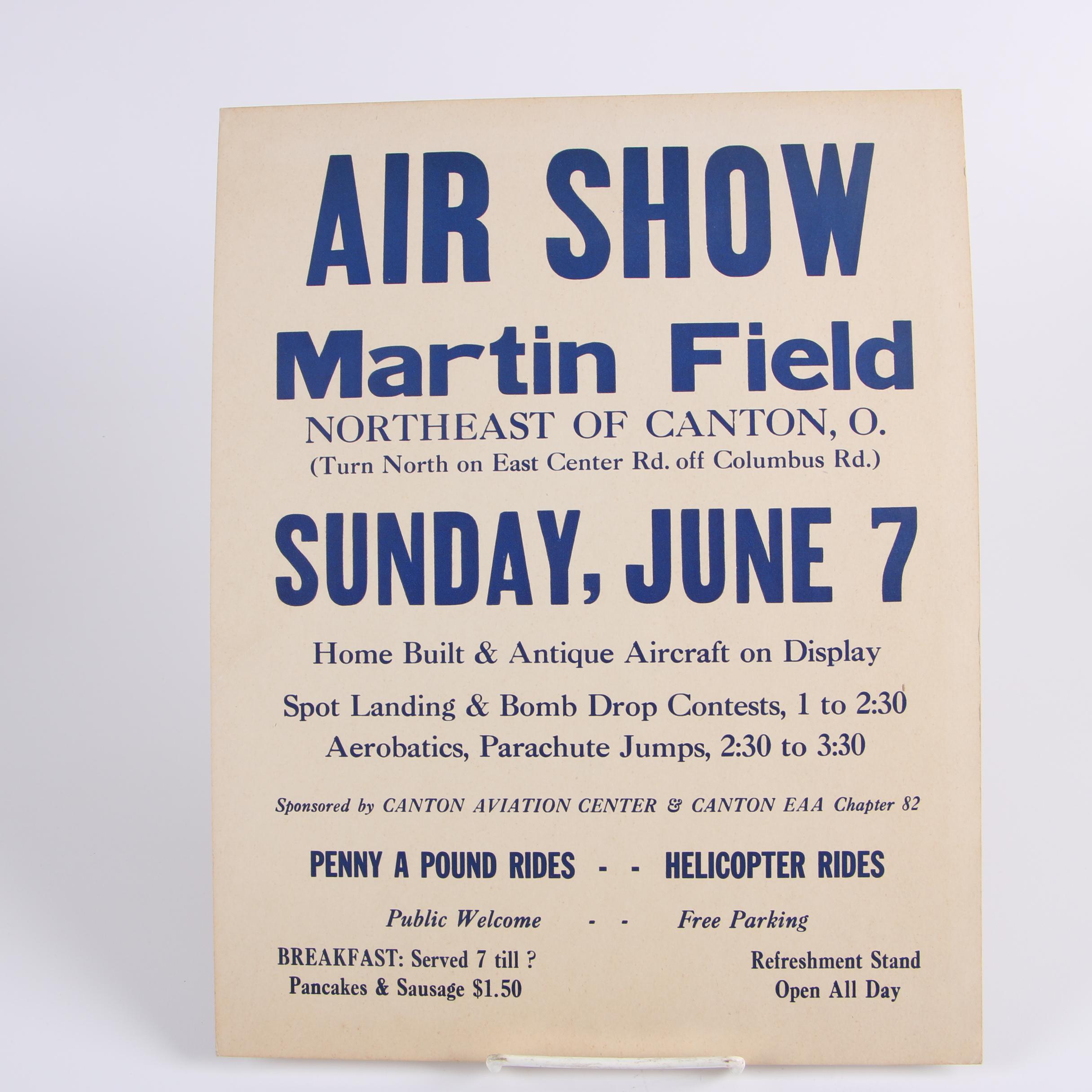 Vintage Air Show Flyers and Posters