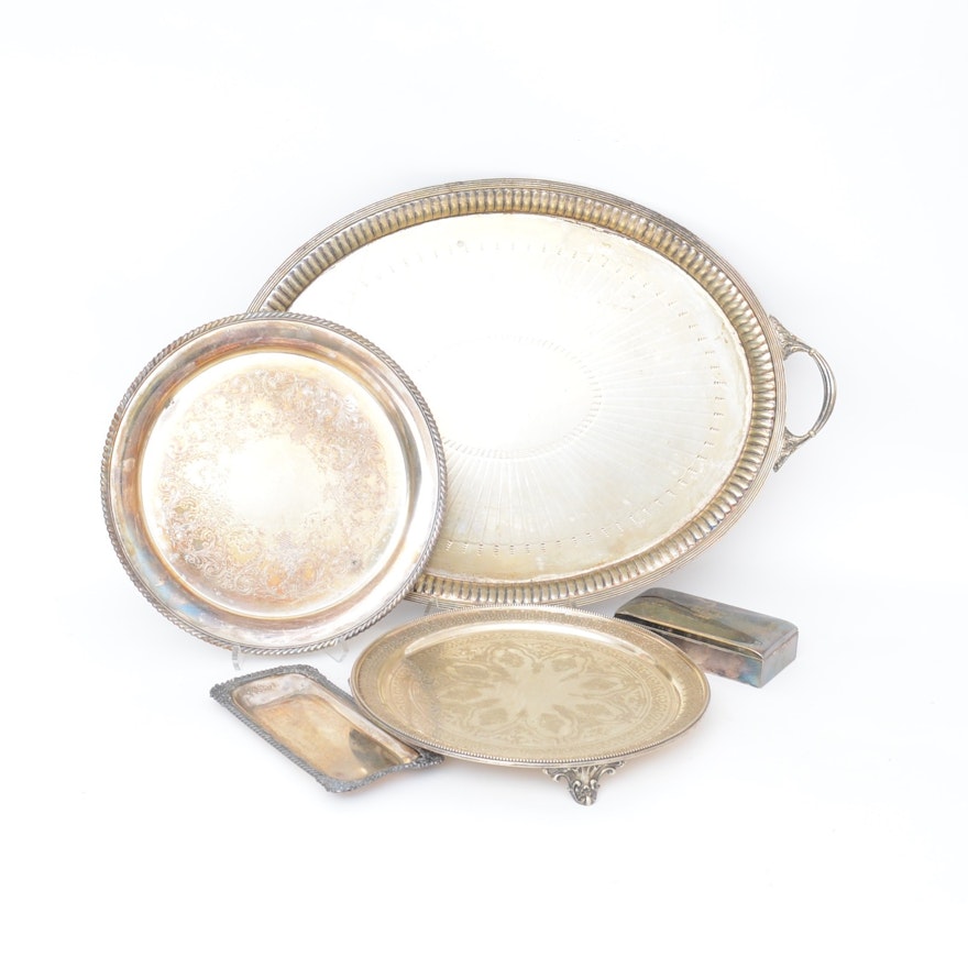 Silver Plate Serveware from Goldsmiths & Silversmiths' Co. and F. B. Rogers