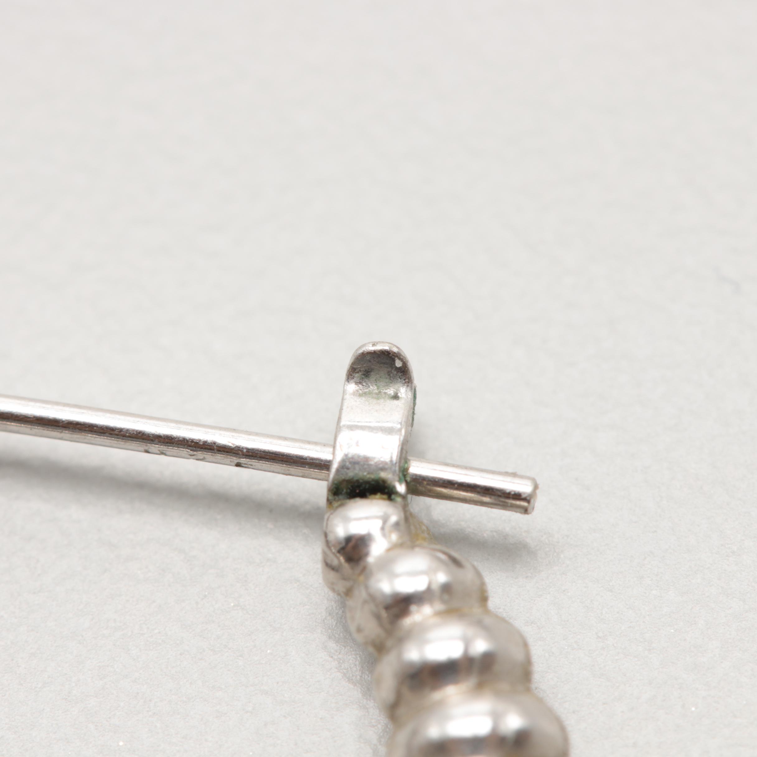 Sterling Silver Textured Statement Earrings