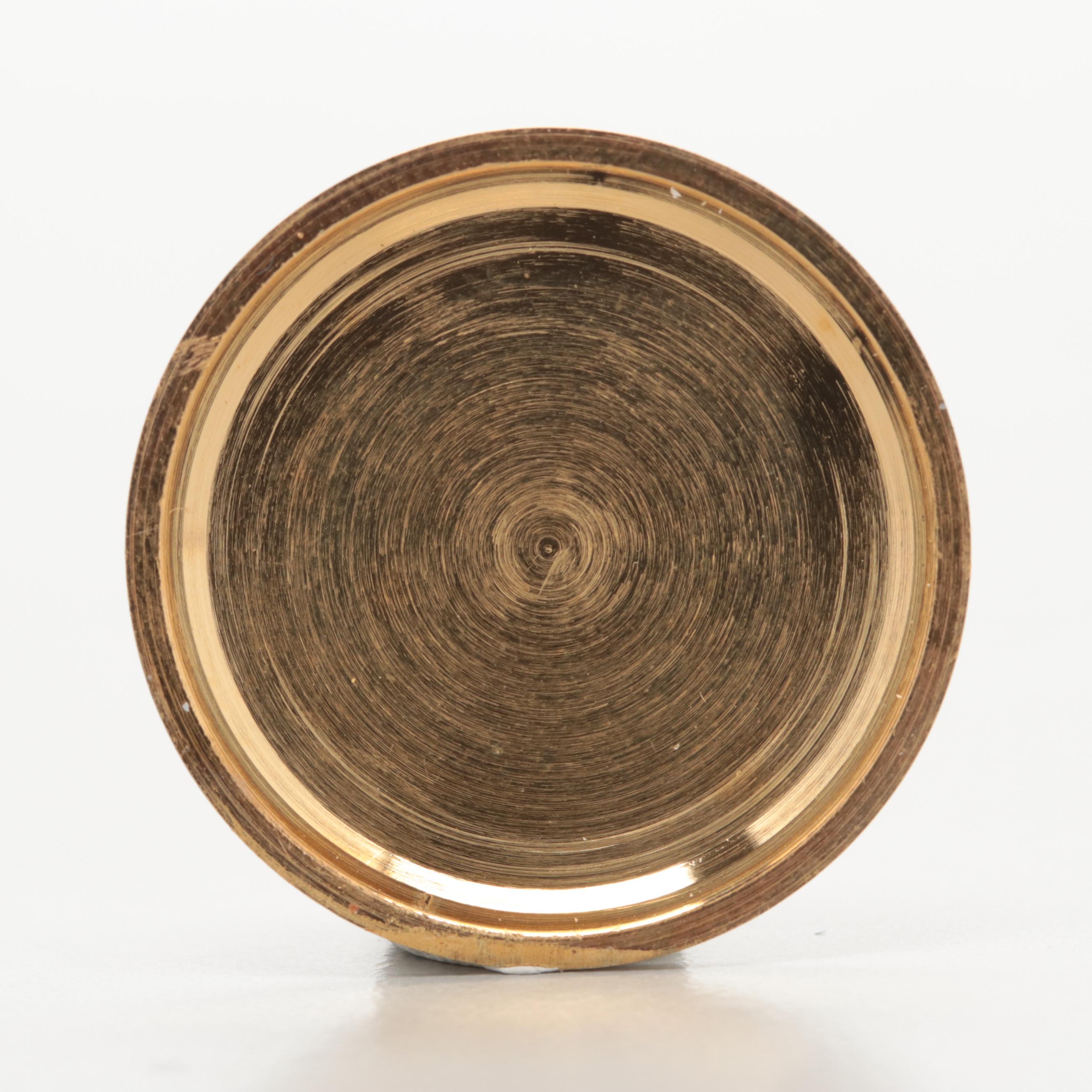 Jufrex Floral Enamel Pendant Watch