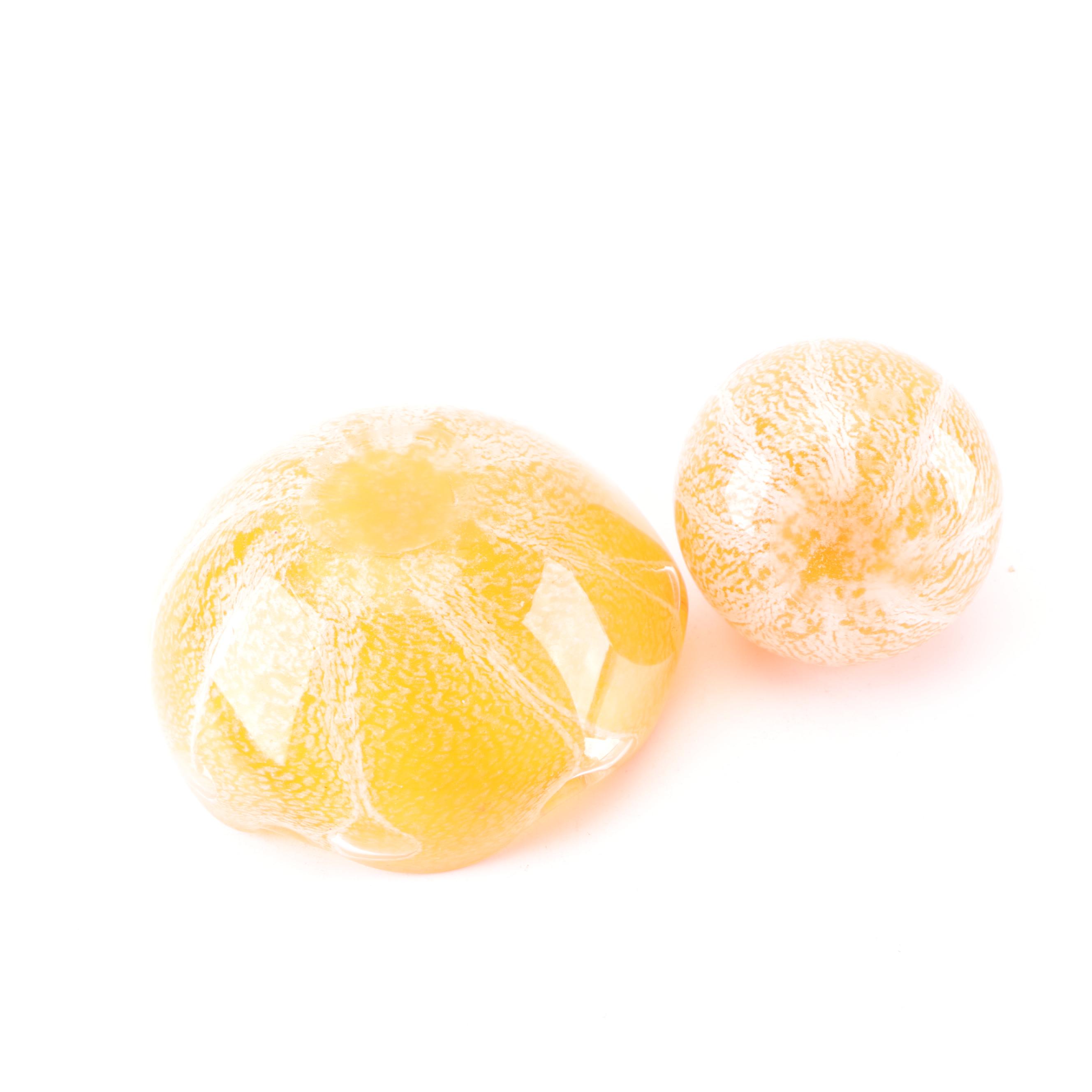 Murano Style Art Glass Ash Receiver with Table Lighter and Swung Vase