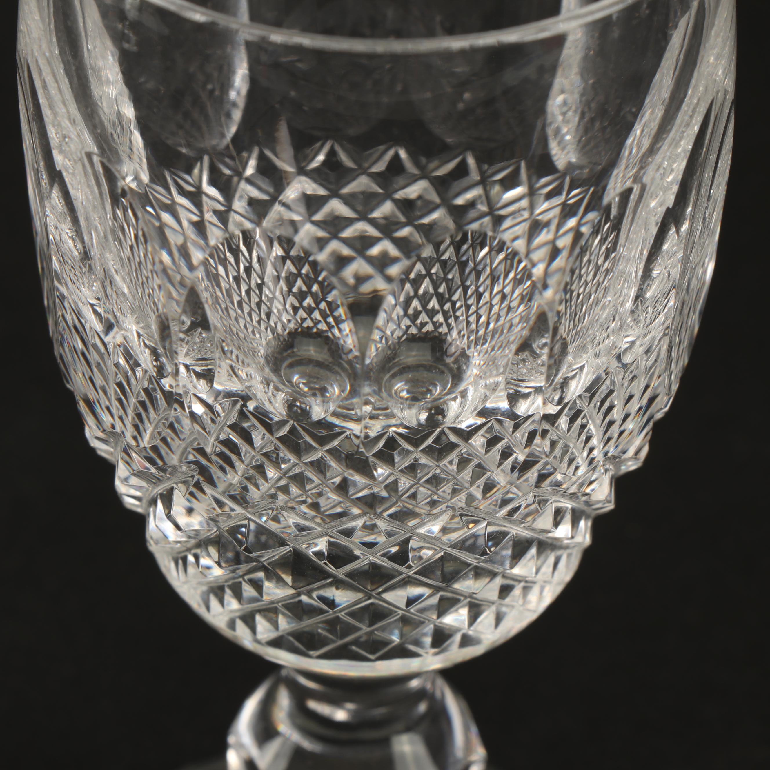 Waterford Crystal "Colleen" and "Kilcash" Stemware