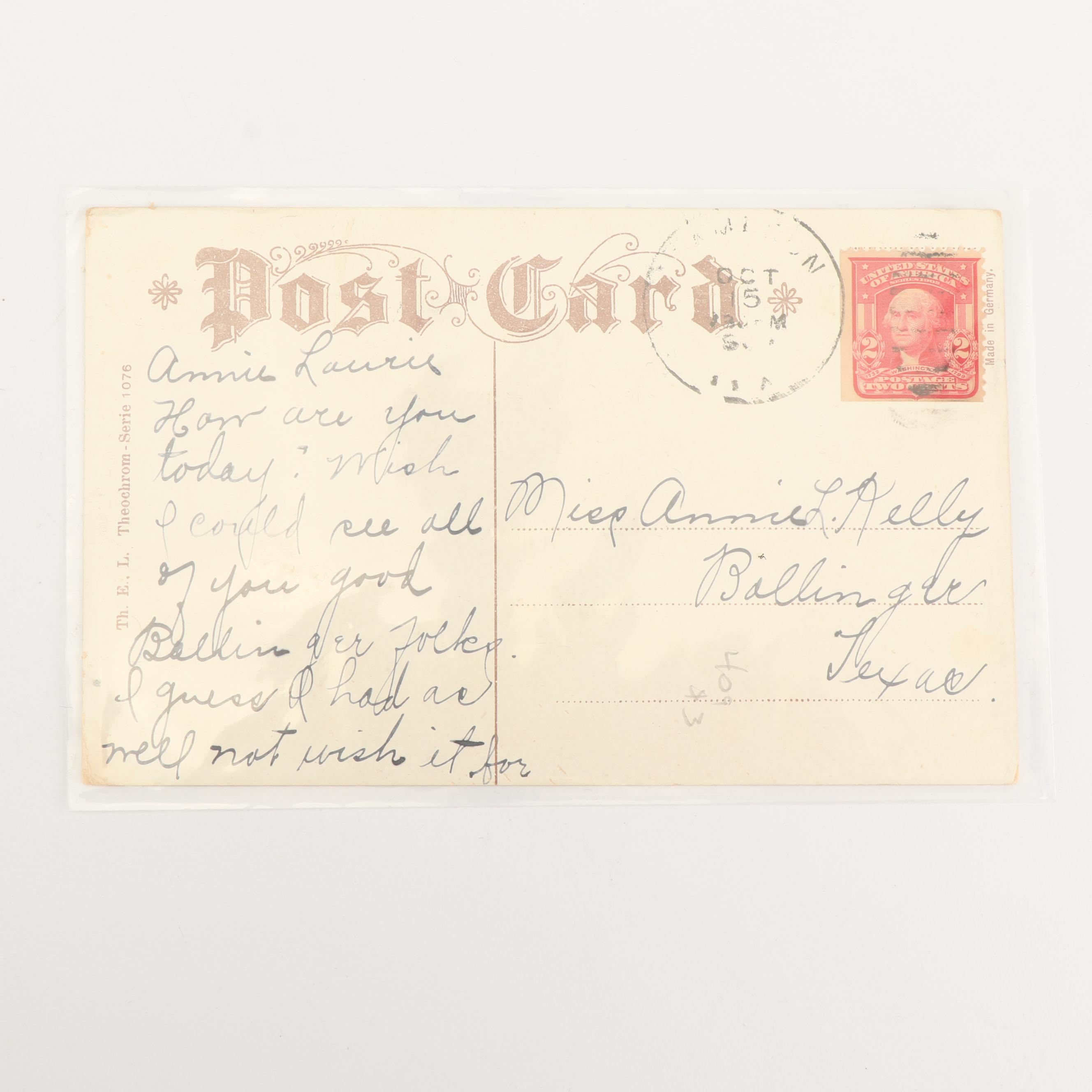 Early 20th Century Postcards and Greeting Cards