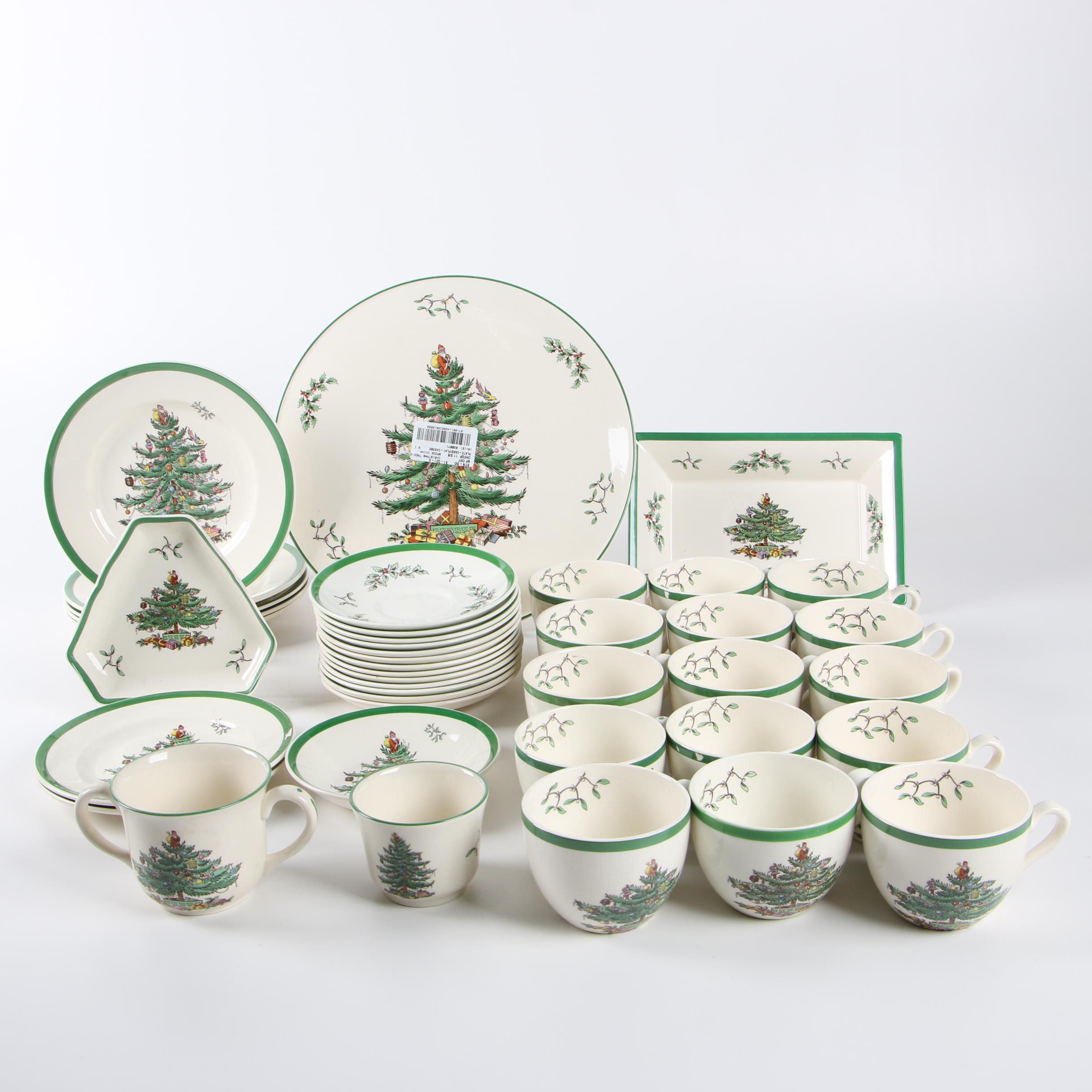 Spode "Christmas Tree" Earthenware Dinnerware