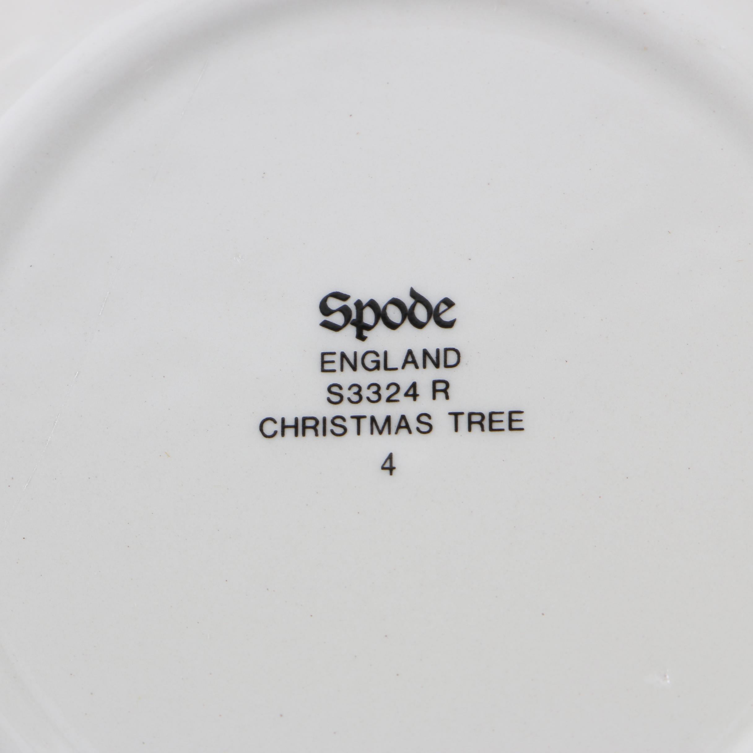Spode "Christmas Tree" Earthenware Dinnerware