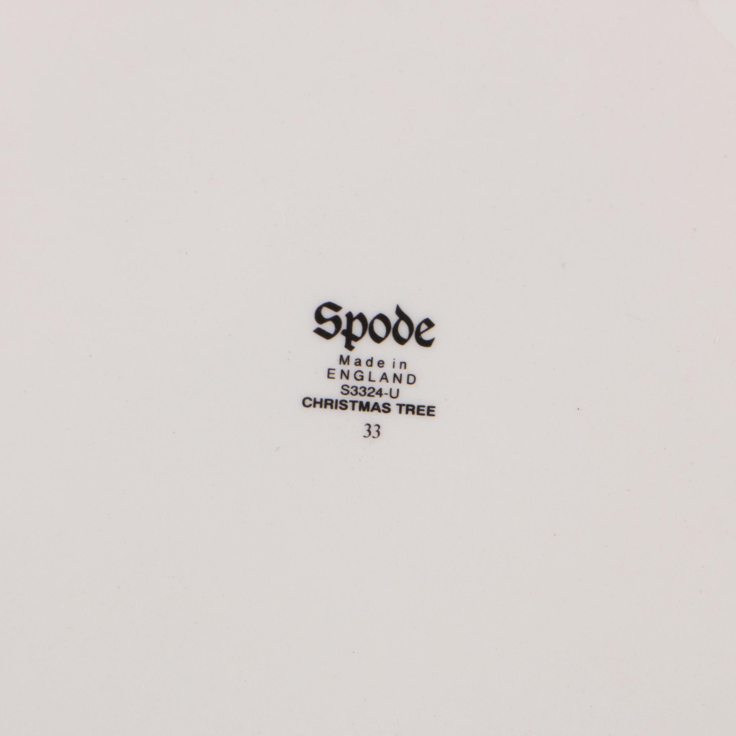 Spode "Christmas Tree" Earthenware Dinnerware