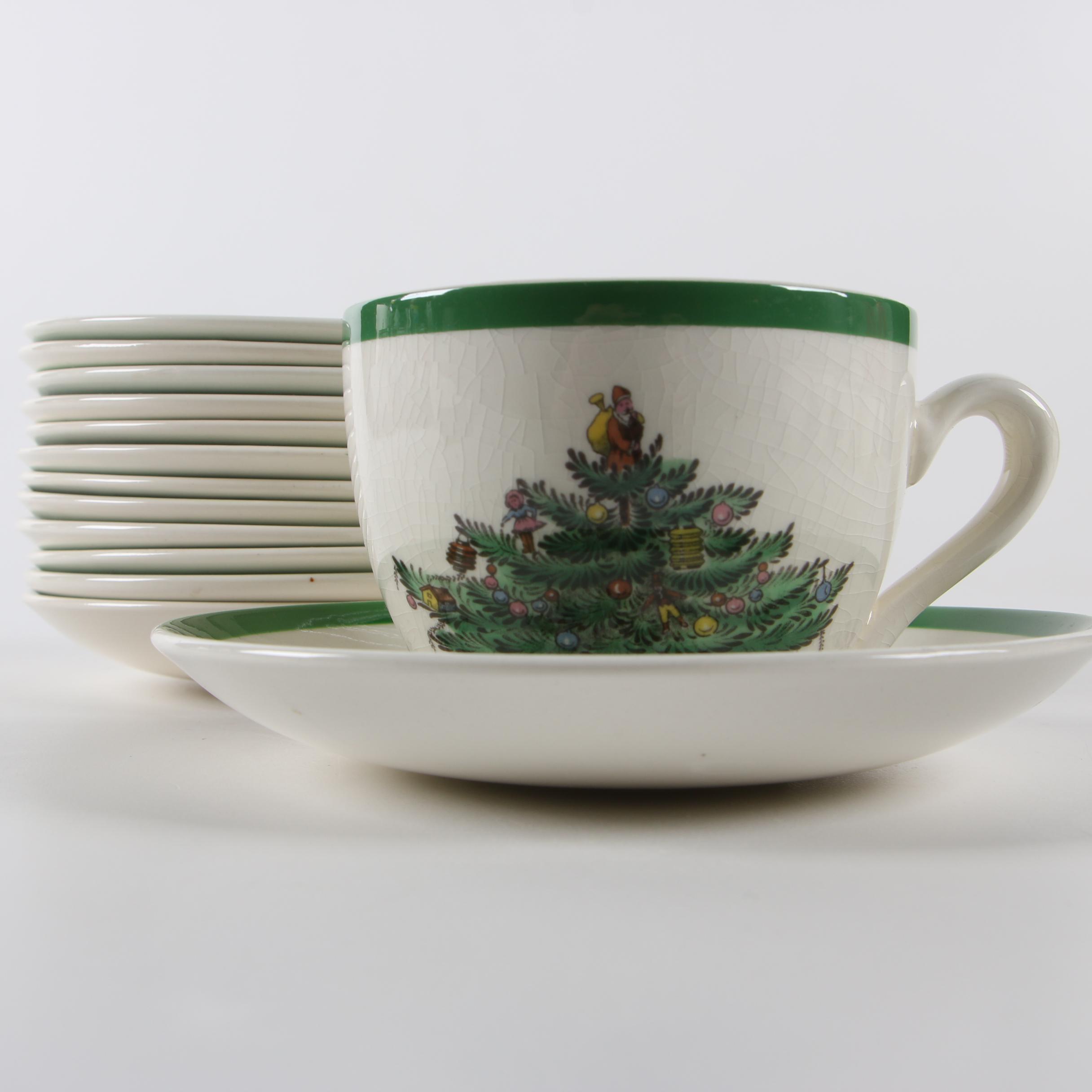 Spode "Christmas Tree" Earthenware Dinnerware