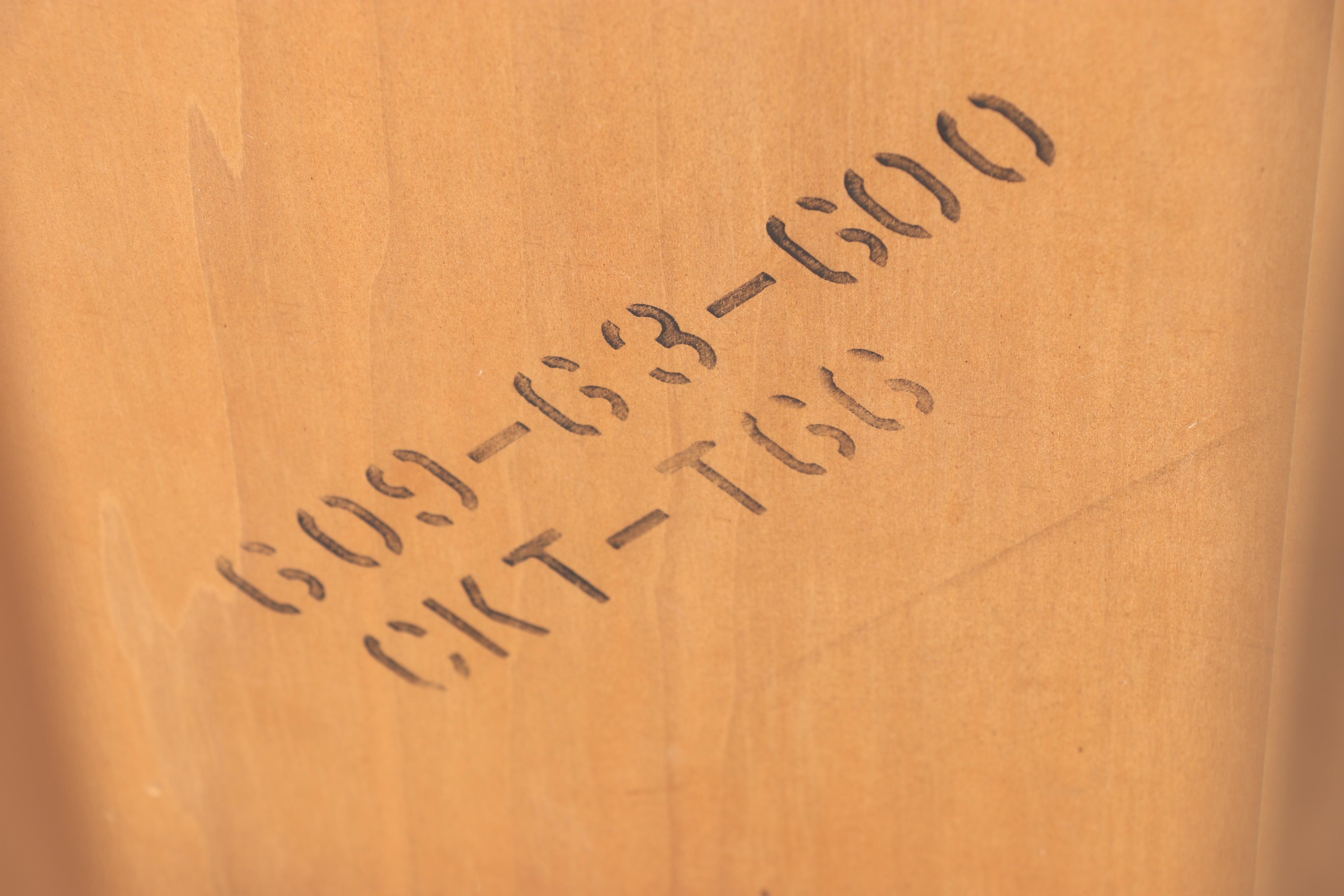 Mid Century Modern Teak Surf Board Coffee Table, Mid-20th Century