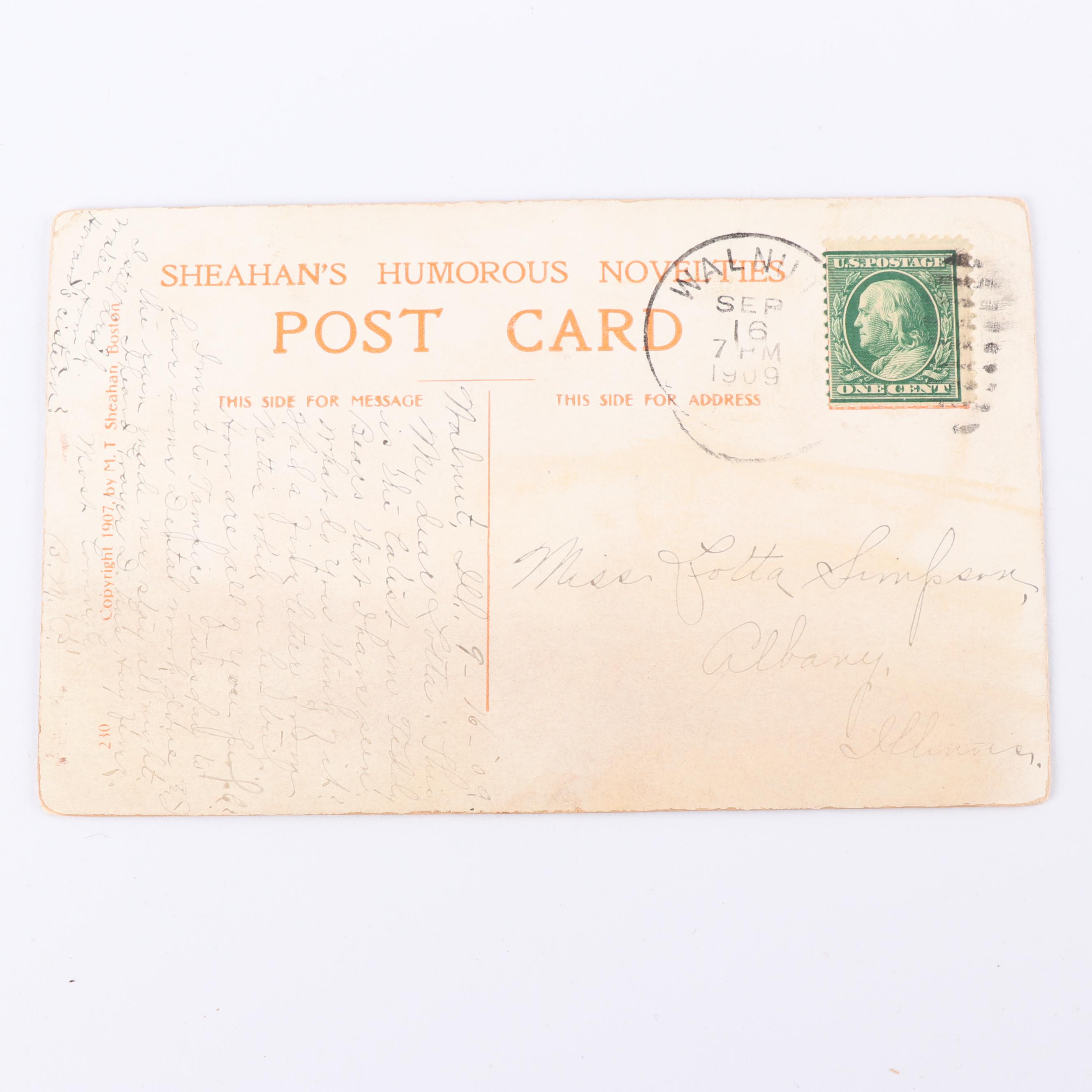 Early 20th Century Postcards and Greeting Cards