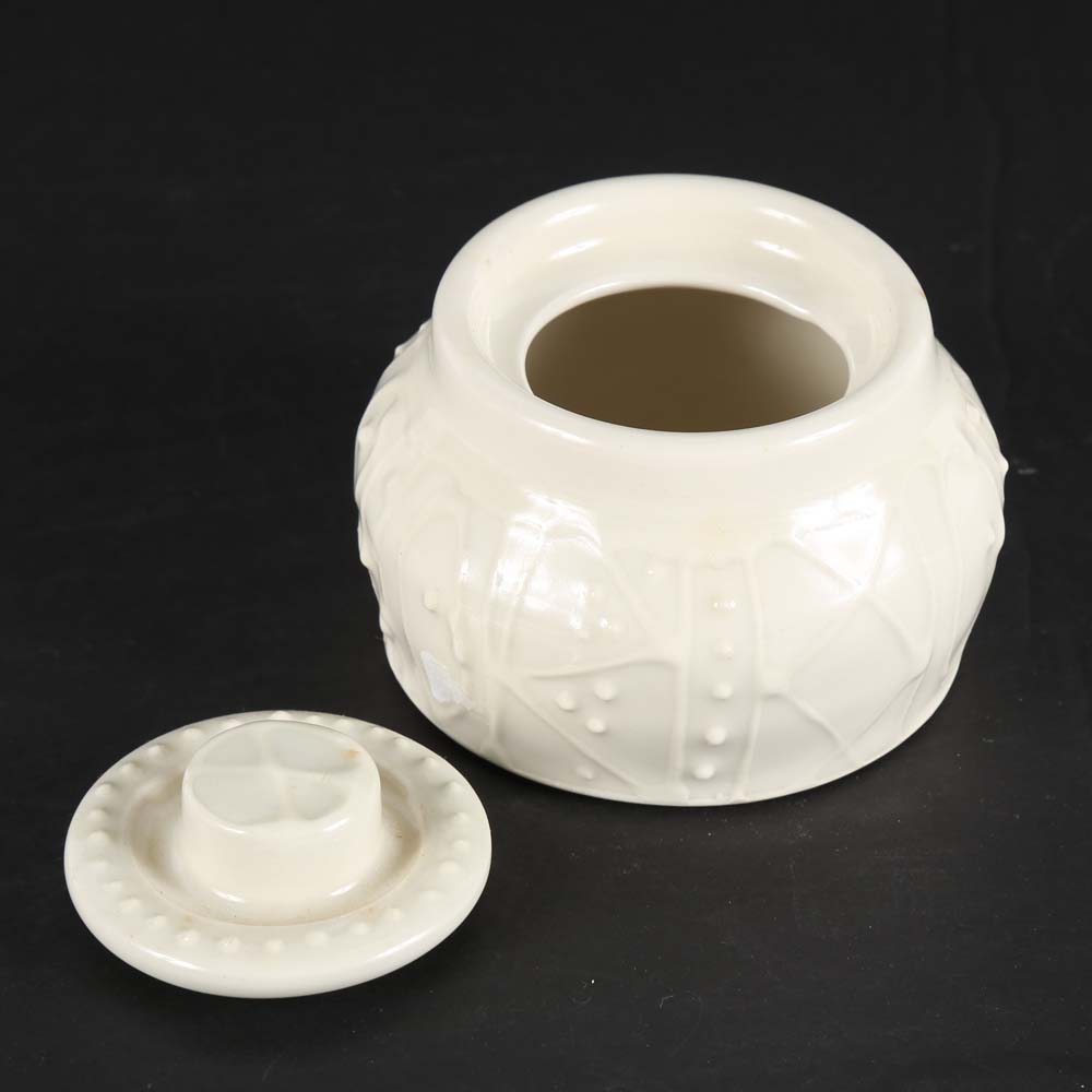 ZPots Wheel Thrown Porcelain Cream and Sugar Set