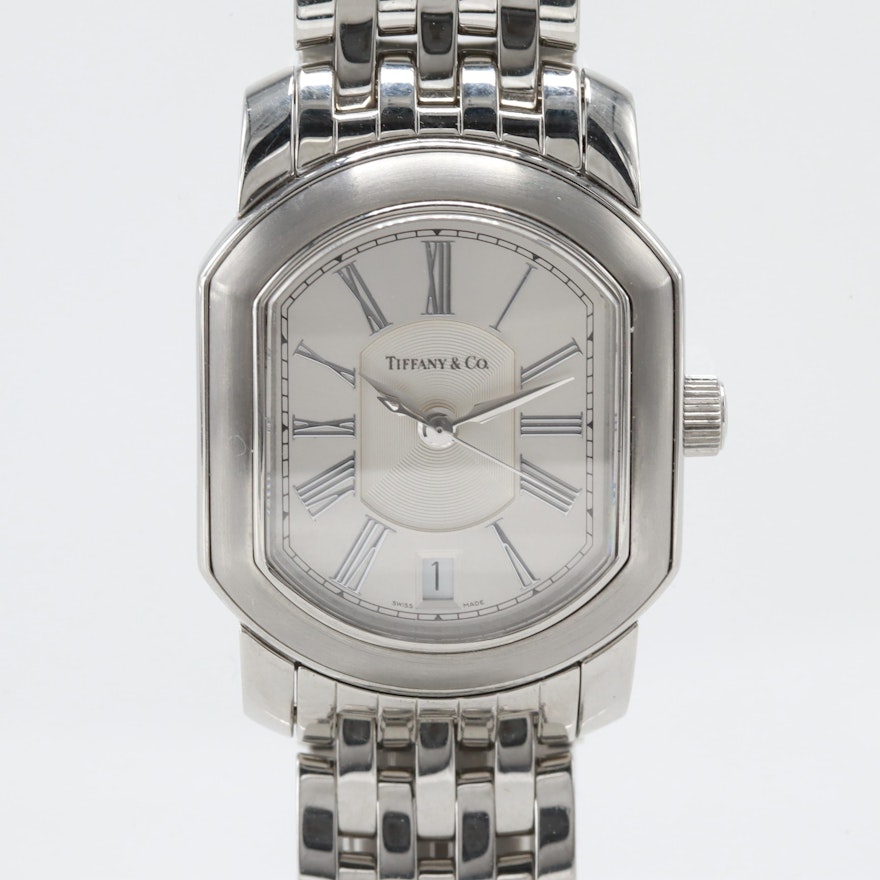 Tiffany & Co. Mark Coupe Resonator Automatic Wristwatch With Date Window