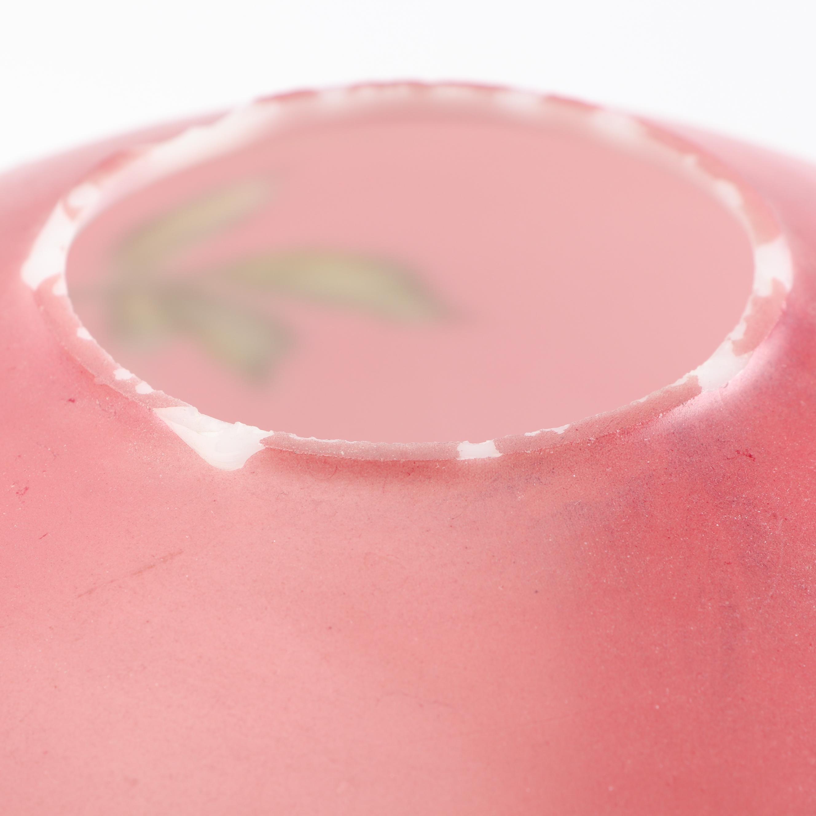 Converted Hand-Painted Kerosene Parlor Lamp