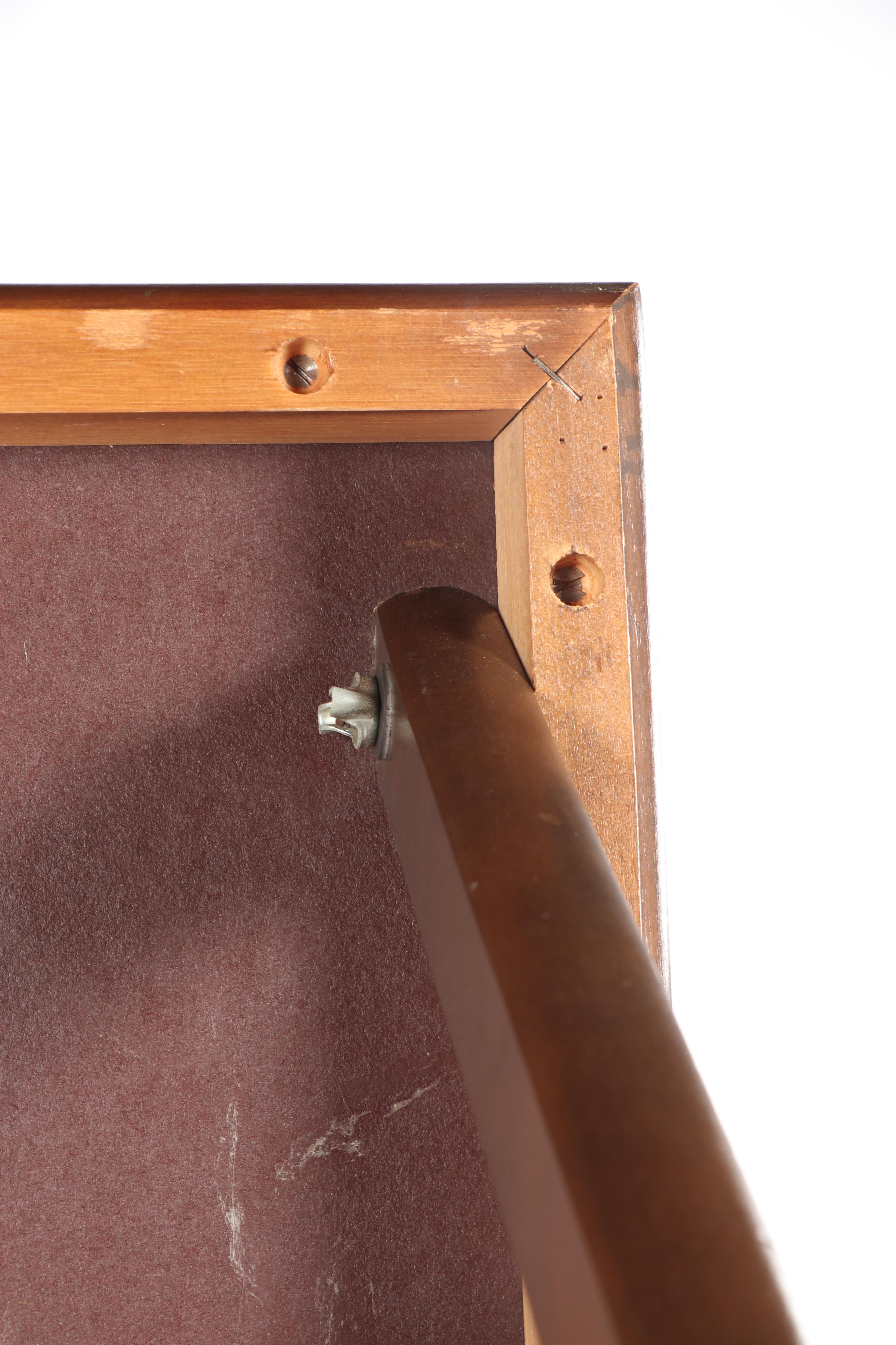 Mid Century Modern Walnut Coffee and End Table Set, Mid-20th Century