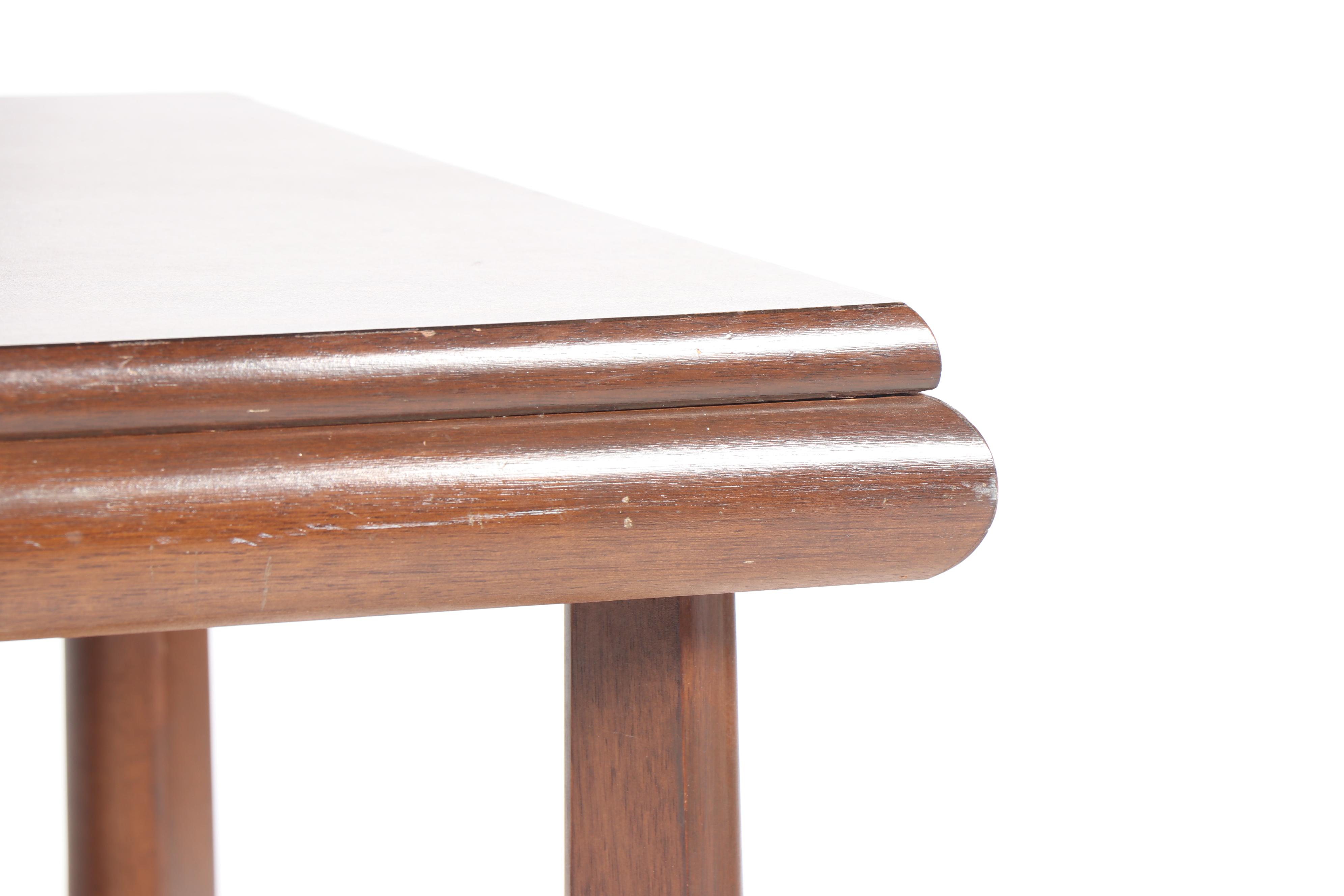 Mid Century Modern Walnut Coffee and End Table Set, Mid-20th Century