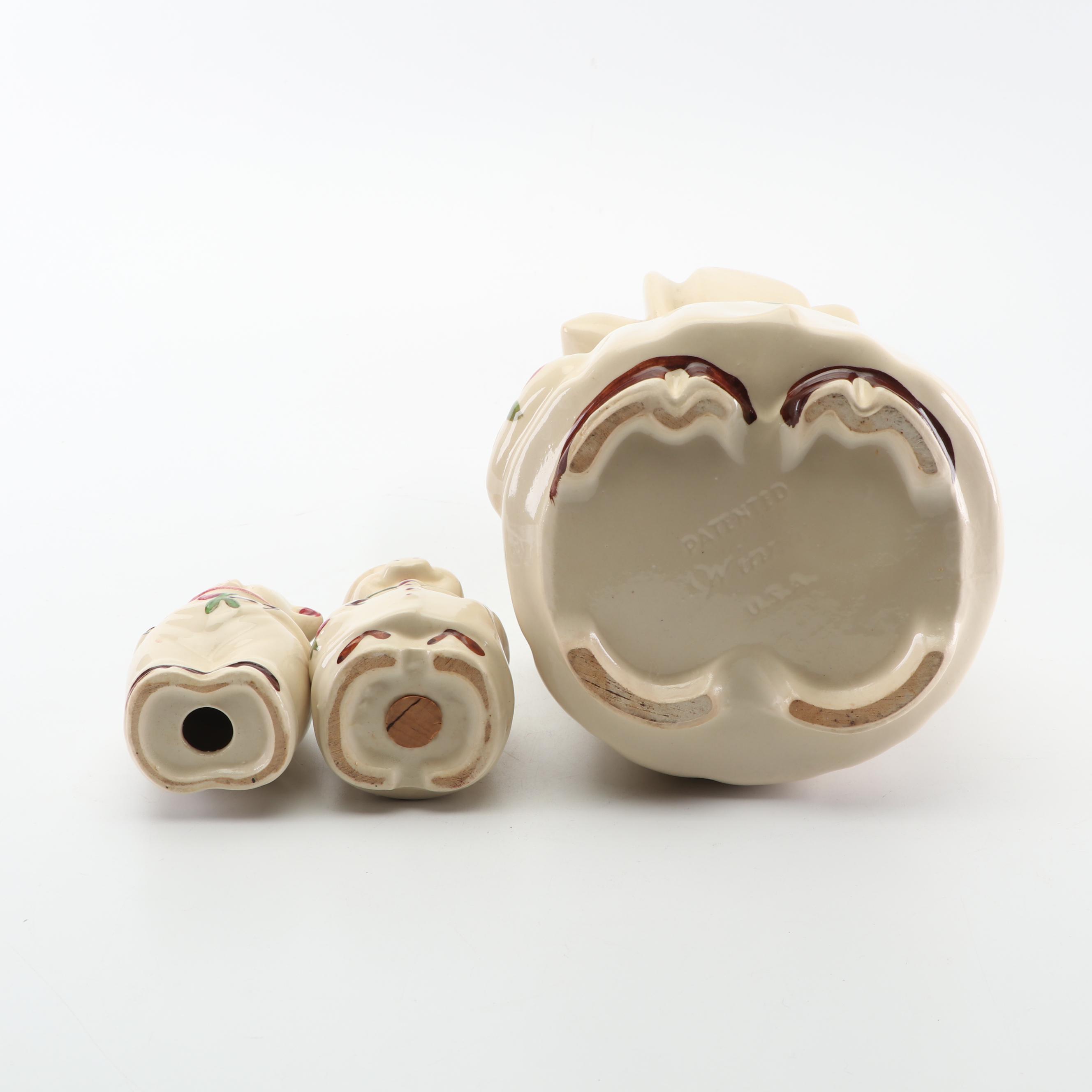 Reproduction "Winnie Pig" Cookie Jar and Salt and Pepper Set