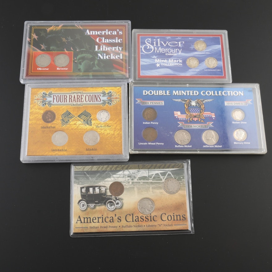 Group of Various Antique and Vintage Coin Collections