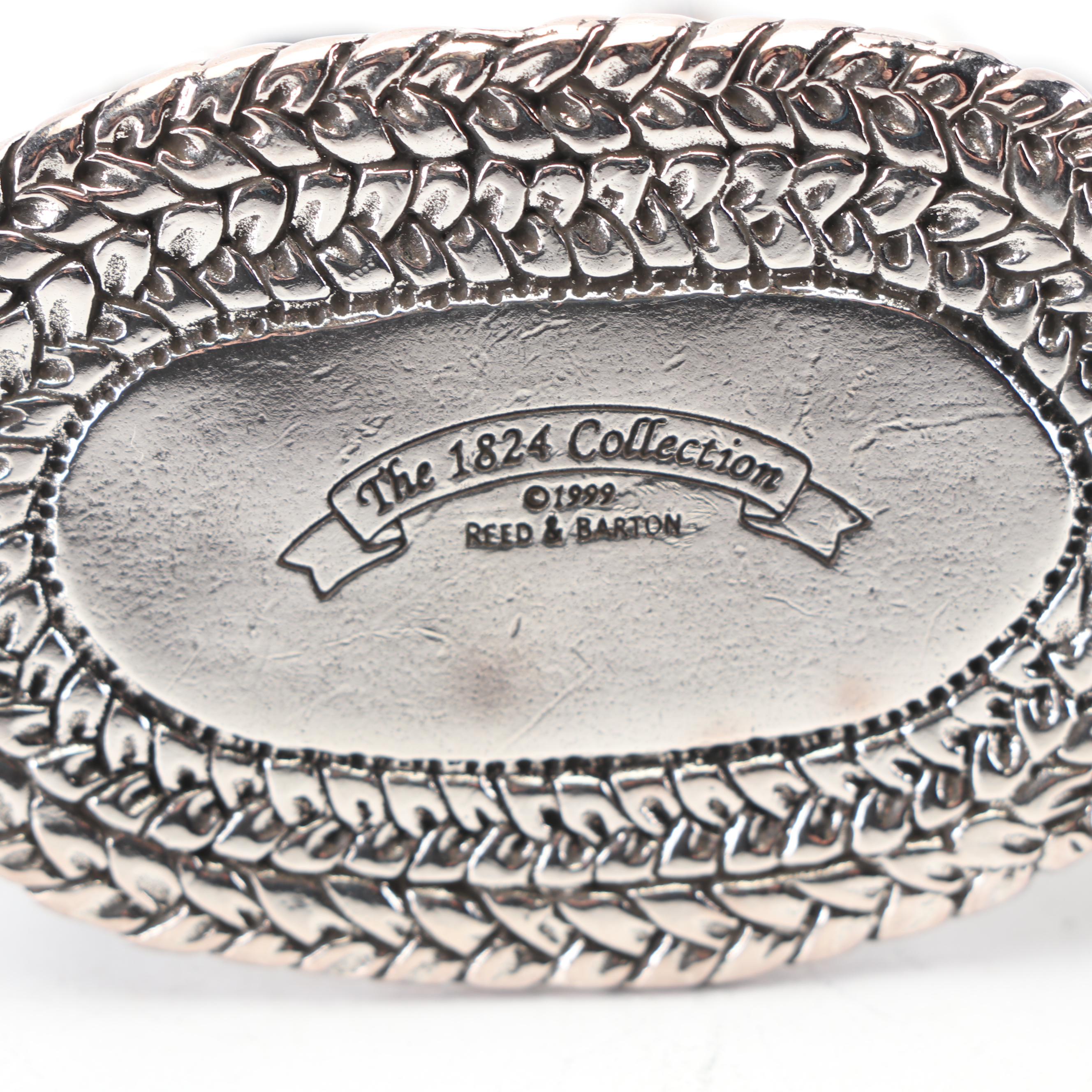 Reed & Barton "Cat & Mouse" Silver Plate Figural Napkin Ring, Circa 1999