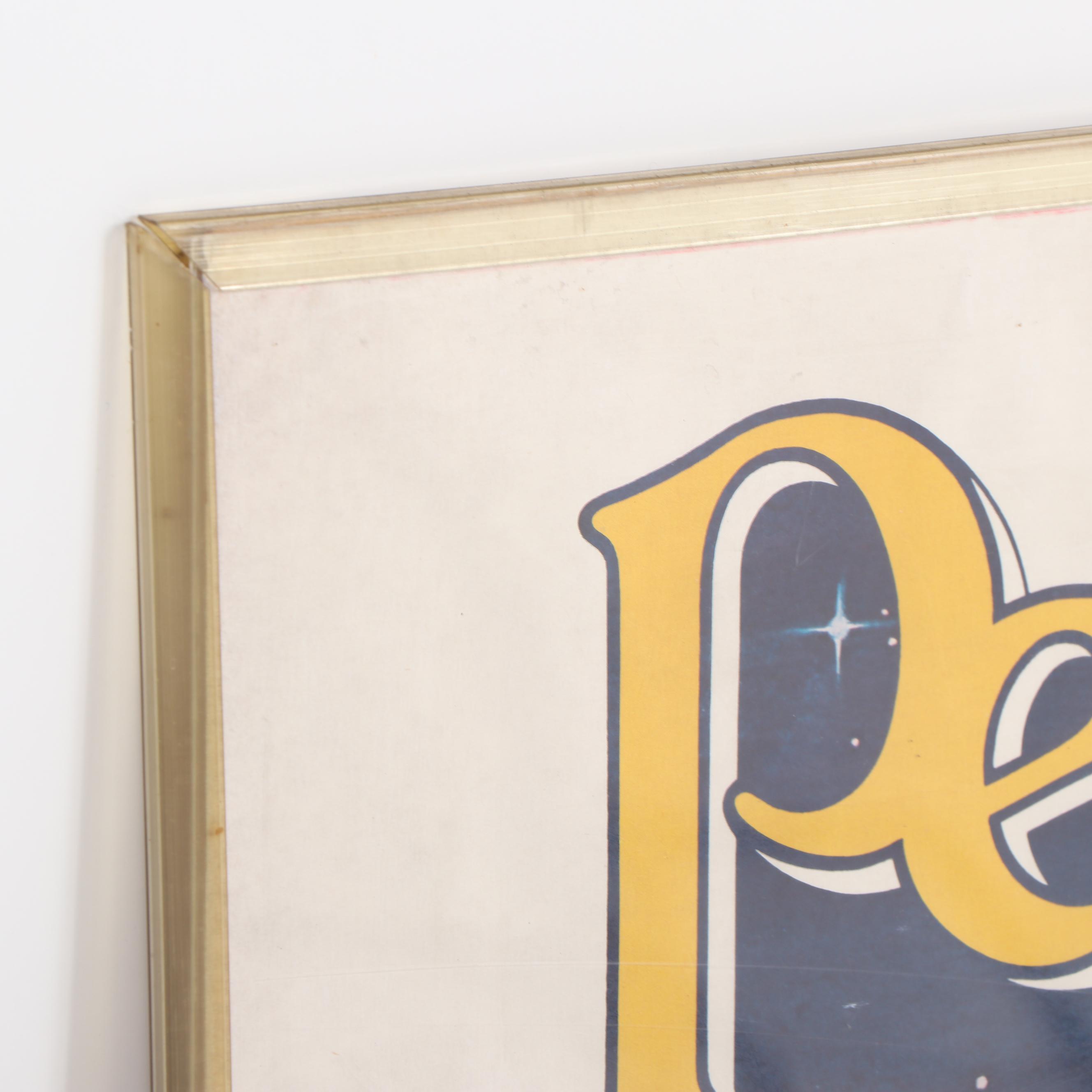 Vintage Walt Disney's "Peter Pan" Offset Lithograph Movie Poster